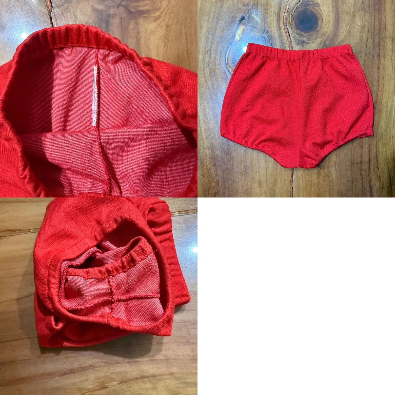 Vintage VINTAGE Montgomery Ward Shirt Bottom Set Polka Dot Knit 60s 70s Red XS Women Tank Sleeveless Casual Short Dress Size XS / US 0-2 / IT 36-38 - 8 Thumbnail