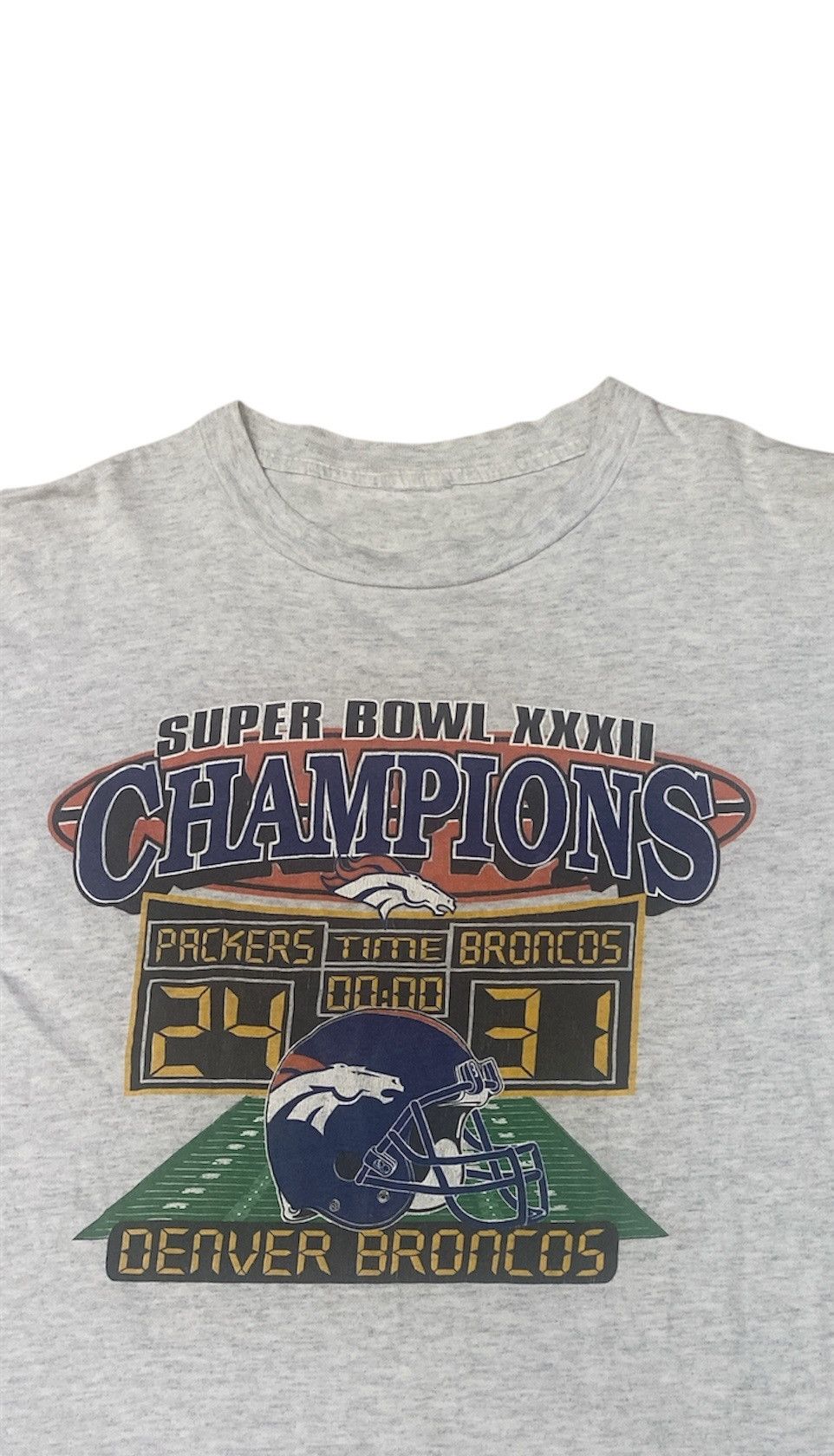 Vintage Vintage Large Superbowl Denver Broncos Football Shirt Size US L / EU 52-54 / 3 - 2 Thumbnail