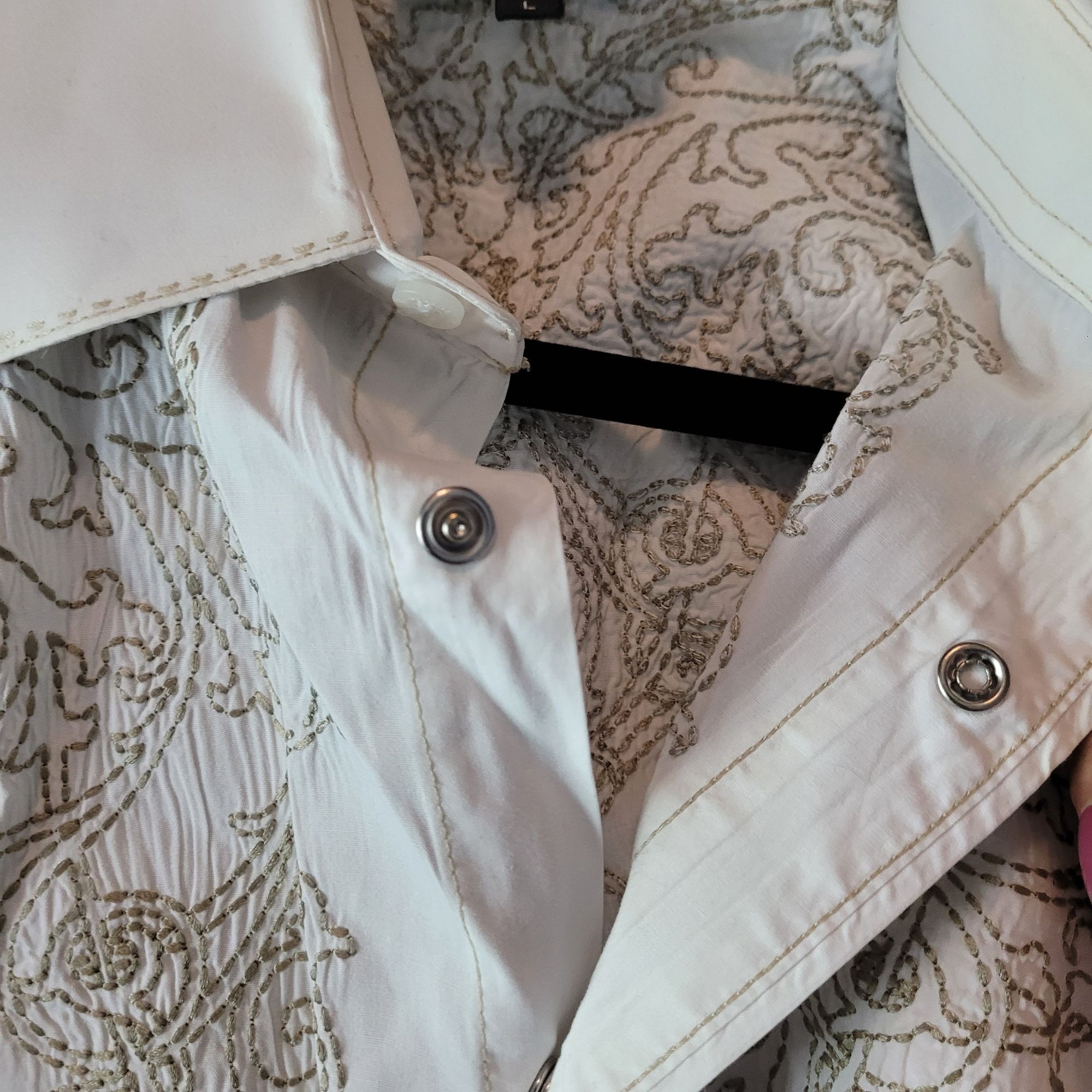 Other Resistol University Fit White Western Embroidered Pearl Snap Size US L / EU 52-54 / 3 - 5 Thumbnail