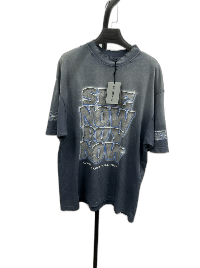 Balenciaga Balenciaga Short Sleeve T-Shirt with Print Size US S / EU 44-46 / 1 - 1 Thumbnail