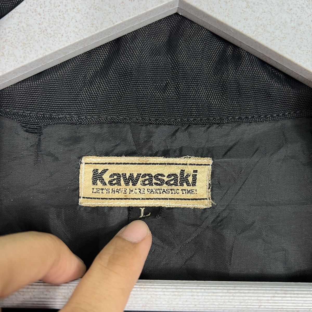 Vintage 🔥 VINTAGE KAWASAKI K'S RIDING BOMBER JACKET Size US L / EU 52-54 / 3 - 16 Thumbnail
