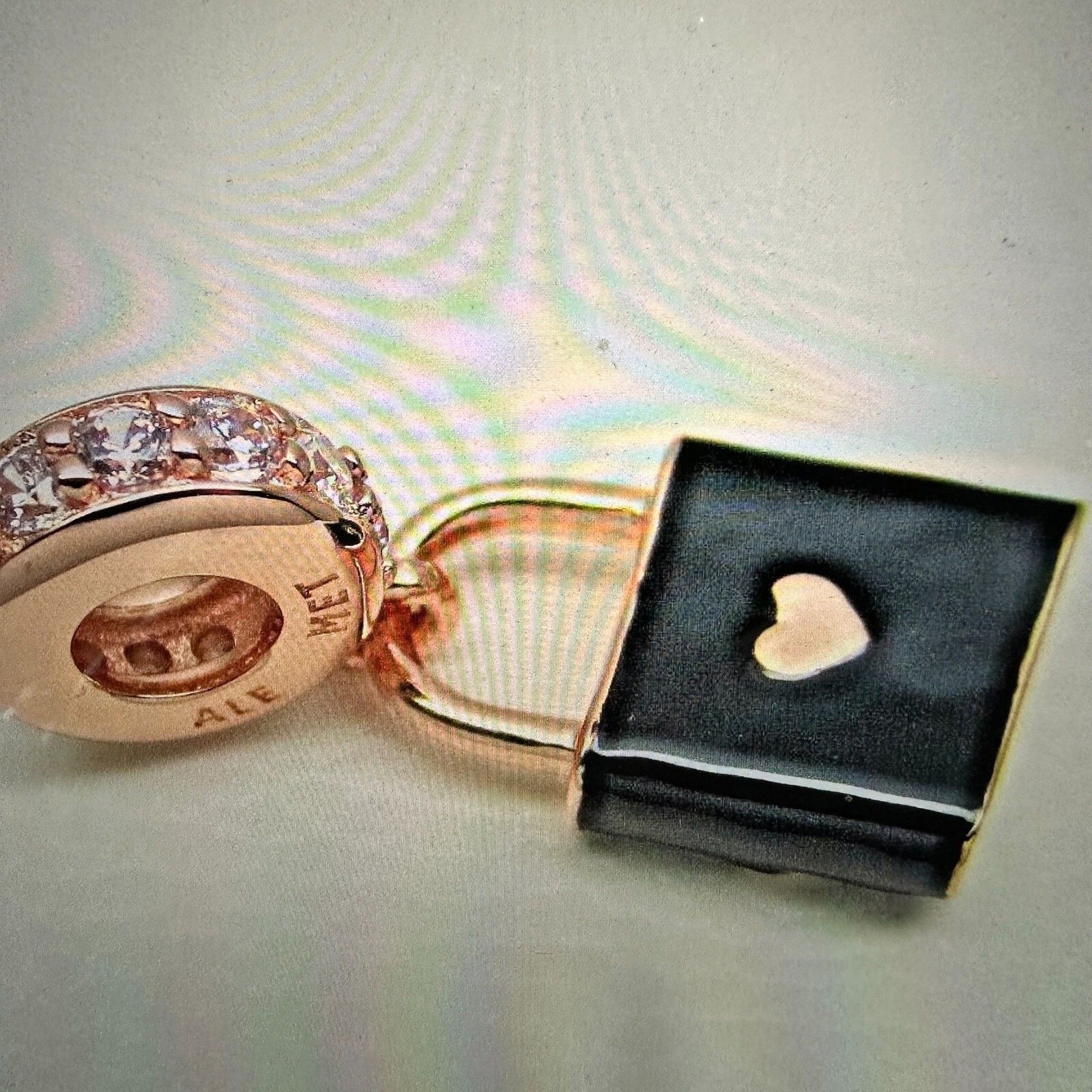 pandora Authentic Pandora , Rose Love Padlock Dangle Valentine Charm Size ONE SIZE - 3 Thumbnail