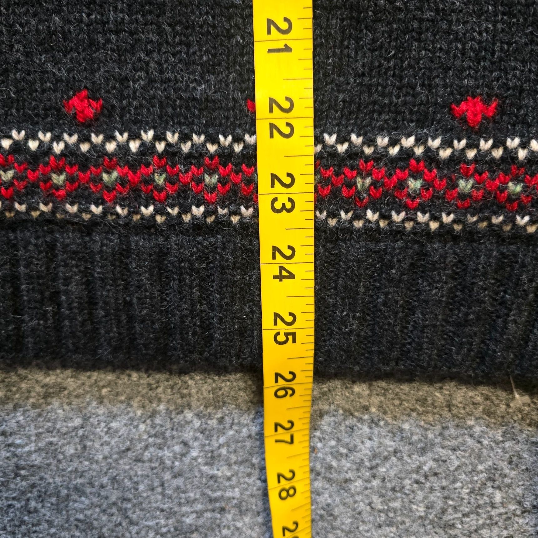 Ralph Lauren VINTAGE Lauren Ralph Lauren Sweater Mens Medium Handknit Wool Fair Isle 1/4 Zip Size US M / EU 48-50 / 2 - 6 Thumbnail