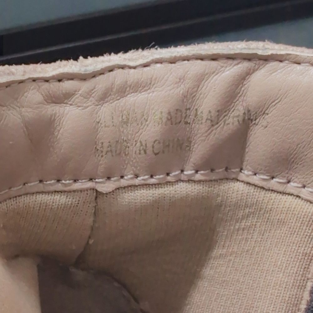 Lulus Lulu's Elegant Sz 6 Tan Fabric Suede Boots Booties Size US 6 / IT 36 - 9 Thumbnail