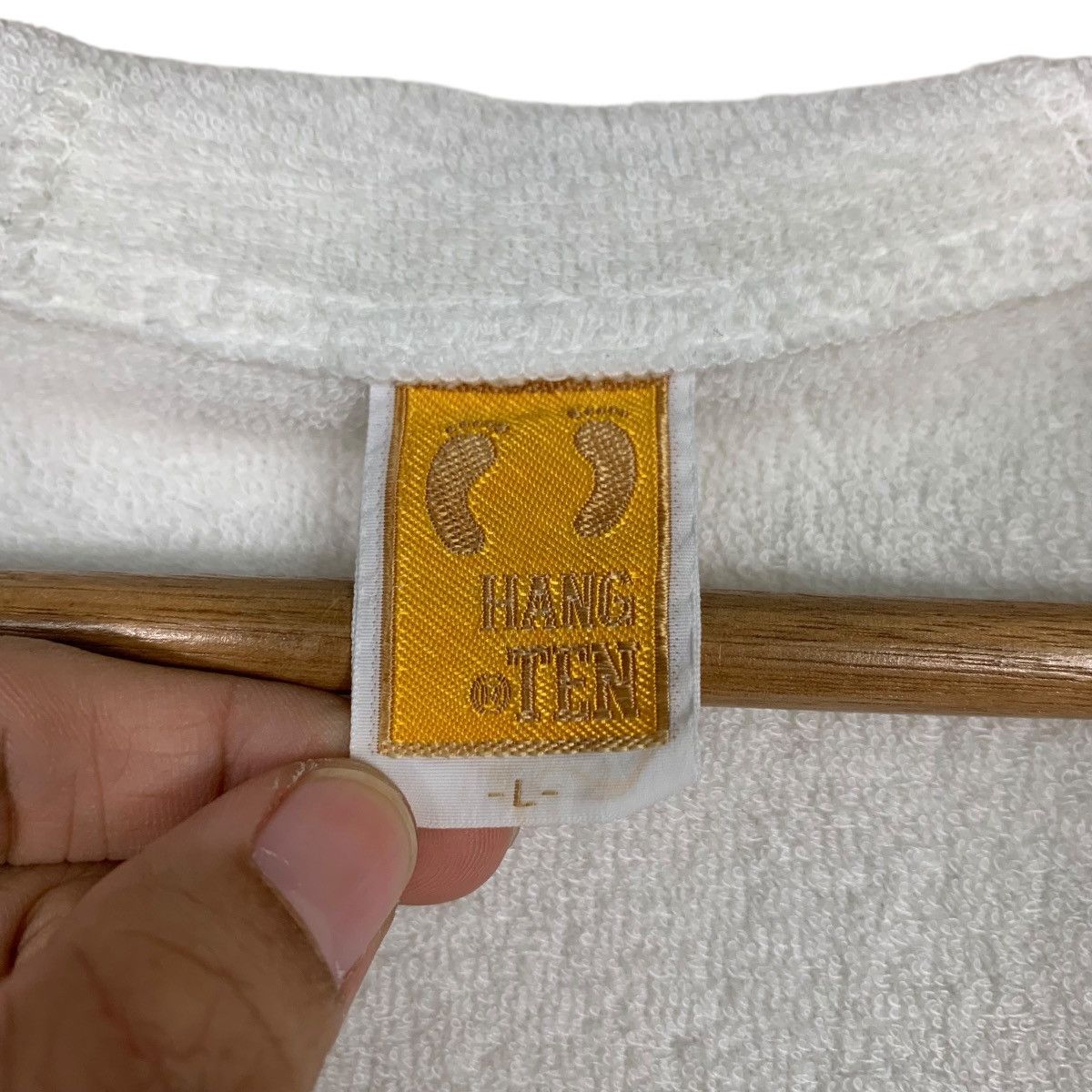 Hang Ten HANGTEN Small Logo White Zipper Hoodies Sweatshirt #2016-C87 Size US L / EU 52-54 / 3 - 18 Thumbnail