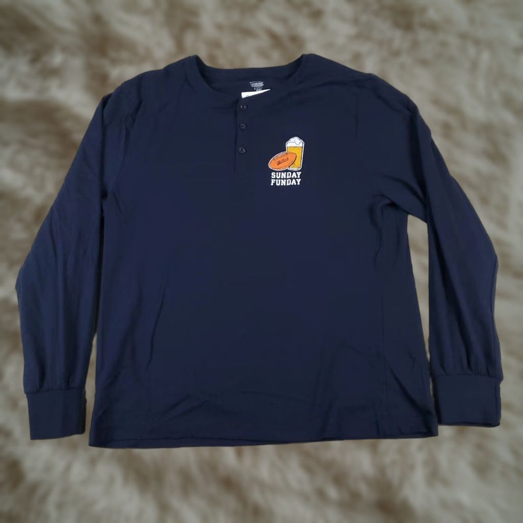 Life is Good VINTAGE Life is Good T-Shirt Men Large Blue Casual Long Sleeve Cotton Logo Crew Neck Size US L / EU 52-54 / 3 - 1 Thumbnail