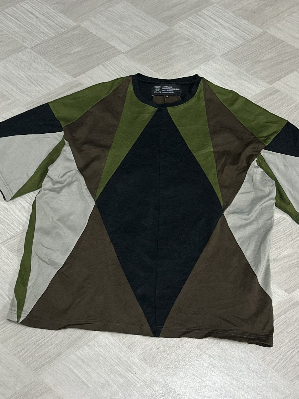 ANREALAGE SS2022 Anrealage Collection "DIMENSION" T-Shirt (Boxy) Size US L / EU 52-54 / 3 - 13 Thumbnail