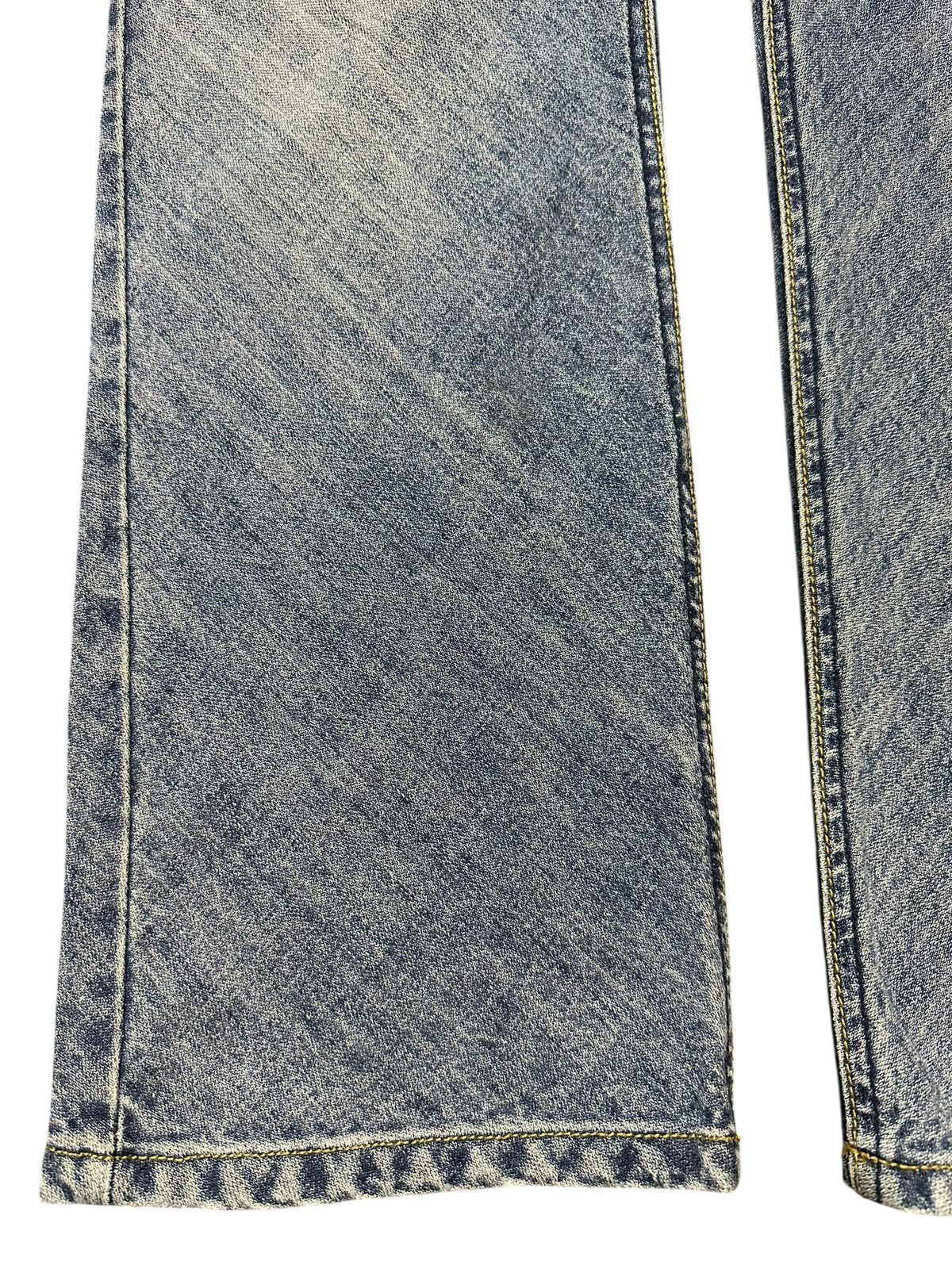 Japanese Brand Vintage Japanese Brand Blue Faded Wash Whiskers Style Jeans Size US 34 / EU 50 - 7 Thumbnail