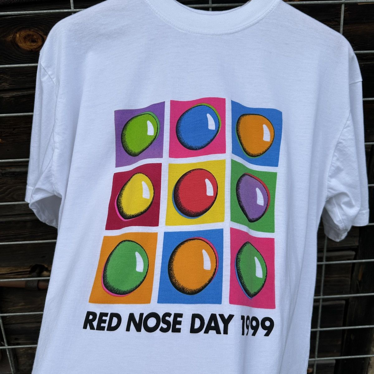 Arts & Science Vintage Comic Relief Designer Red Nose Day Tee 1999 T-Shirt Size US M / EU 48-50 / 2 - 2 Thumbnail