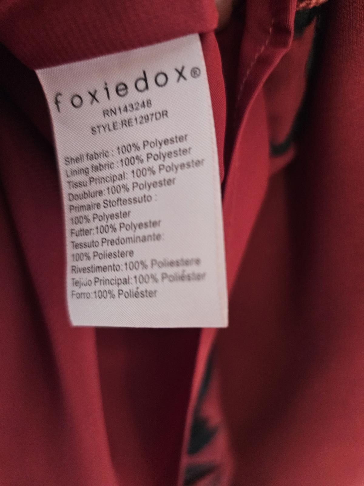 Other Foxiedox Anthropologie Dress Red Womens Size S Embroidered Size XS / US 0-2 / IT 36-38 - 7 Thumbnail