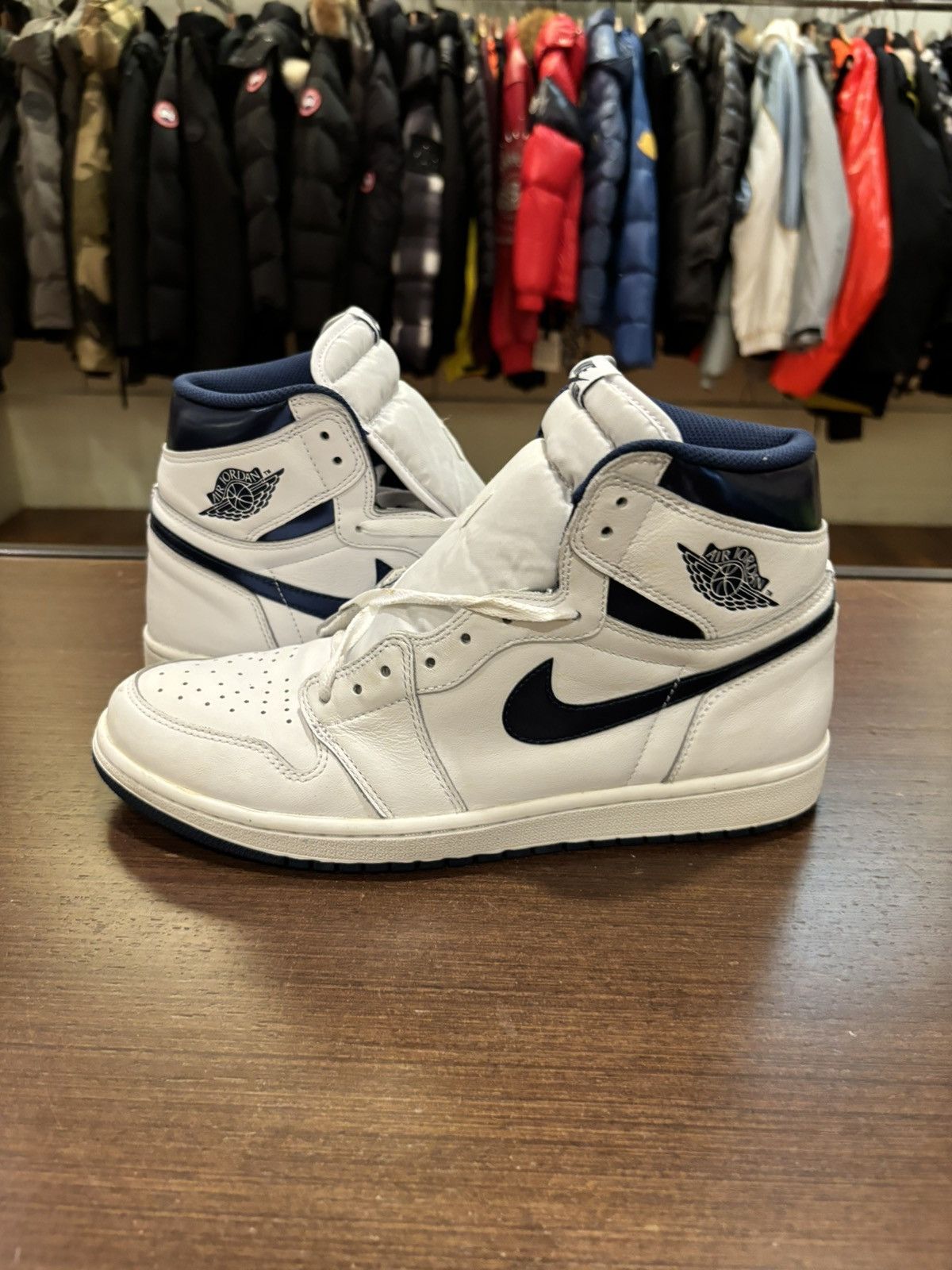 Air jordan 1 retro metallic navy on sale