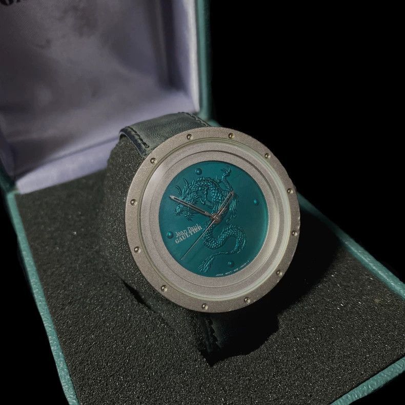 Jean Paul Gaultier Jean Paul Gaultier Dragon Watch Blue Color-2506 Size ONE SIZE - 6 Thumbnail