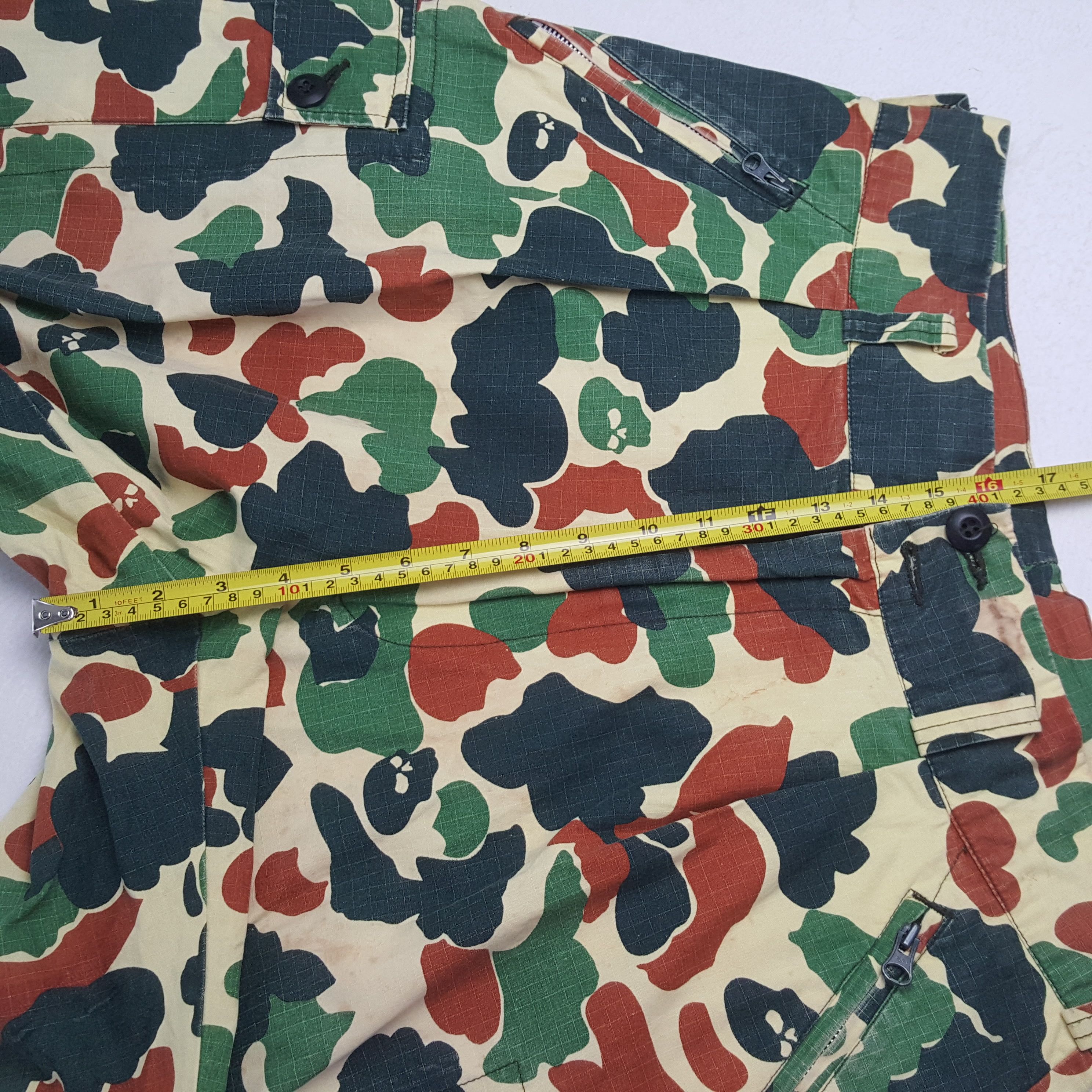 Japanese Brand Military Camo Design Style Short Pants RR11 Size US 32 / EU 48 - 6 Thumbnail