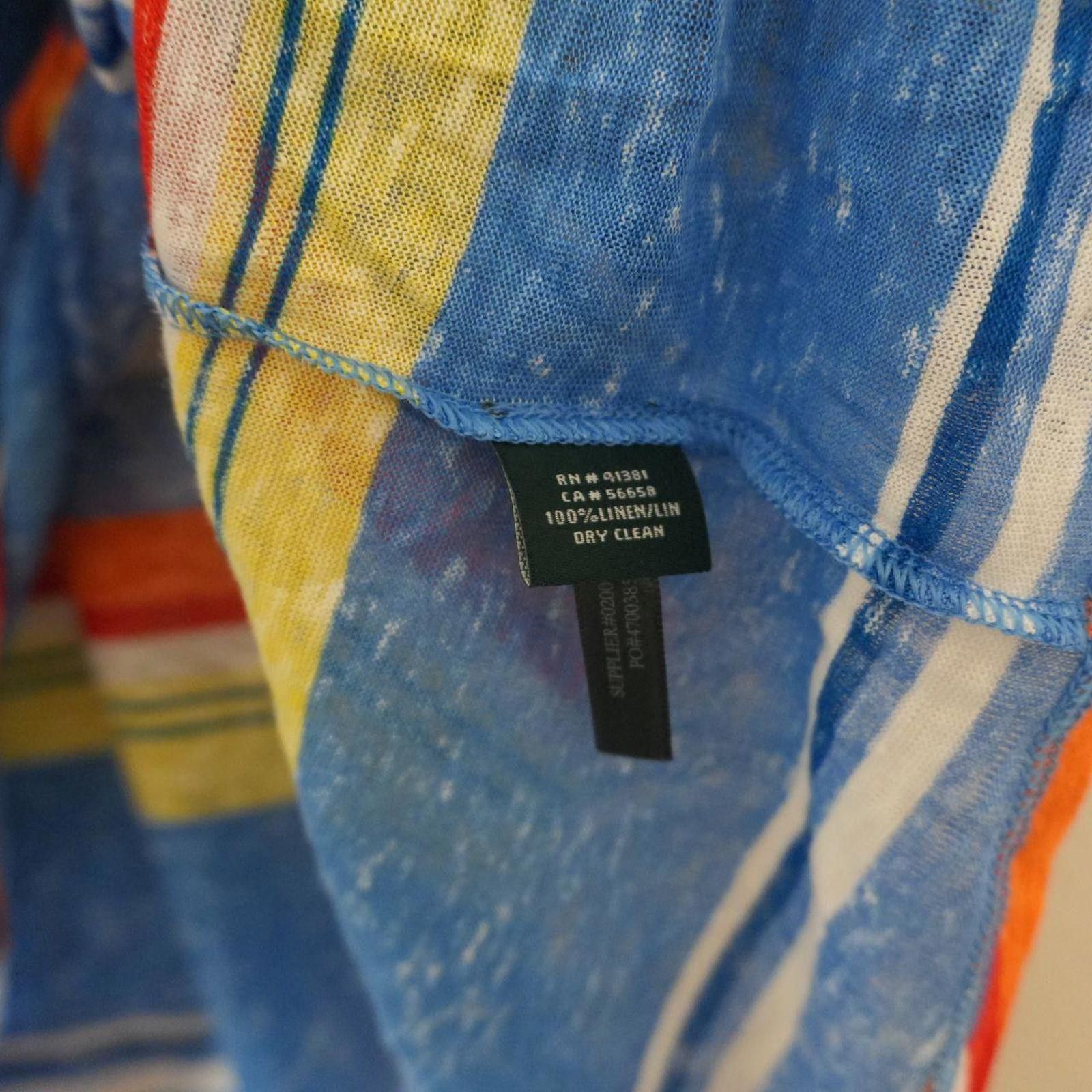 Lauren Ralph Lauren Ralph Lauren Shirt Women's 2X Blue NWT Lauren Stripe Vibrant Size XXL / US 16-18 / IT 52-54 - 5 Thumbnail