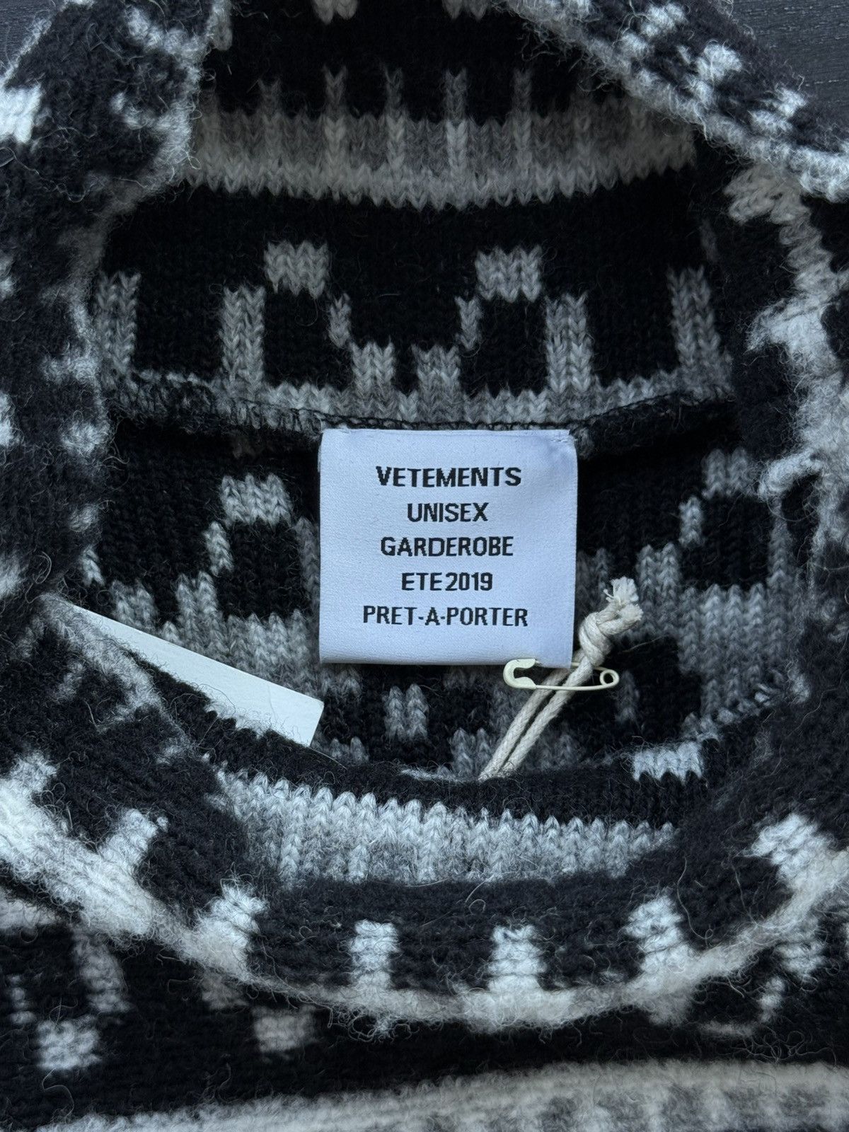 Vetements Vetements 19ss Norwegian turtleneck black Size US S / EU 44-46 / 1 - 3 Thumbnail