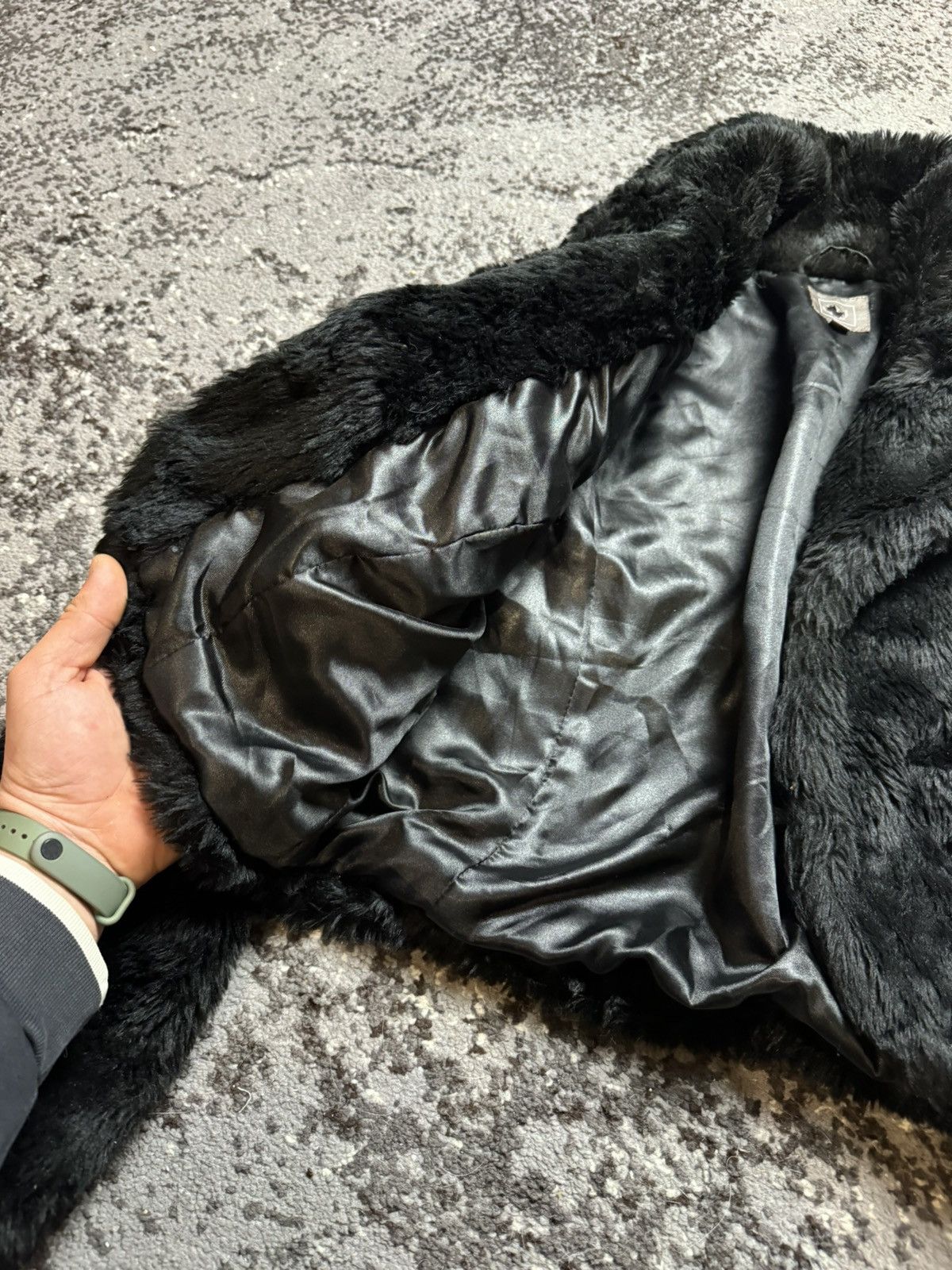 If Six Was Nine Alaska Opium Fuzzy Fur Owens Style Y2K Bomber Carti Style Size US M / EU 48-50 / 2 - 6 Thumbnail