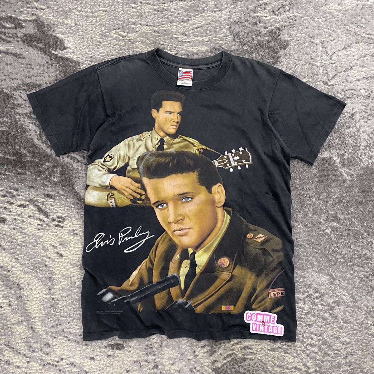 Rap Tees Vintage 1995 elvis presley By trinity product tee Size US M / EU 48-50 / 2 - 1 Thumbnail