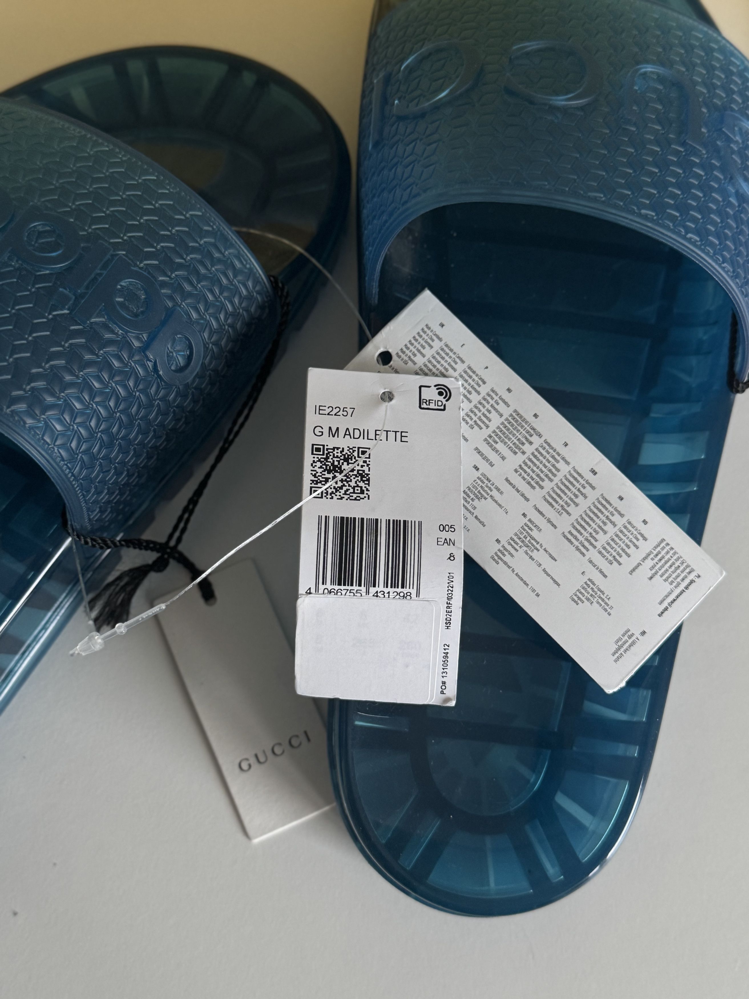 Adidas × Gucci Adidas X Gucci slide | Brand new | size 9 Size US 9 / EU 42 - 14 Thumbnail