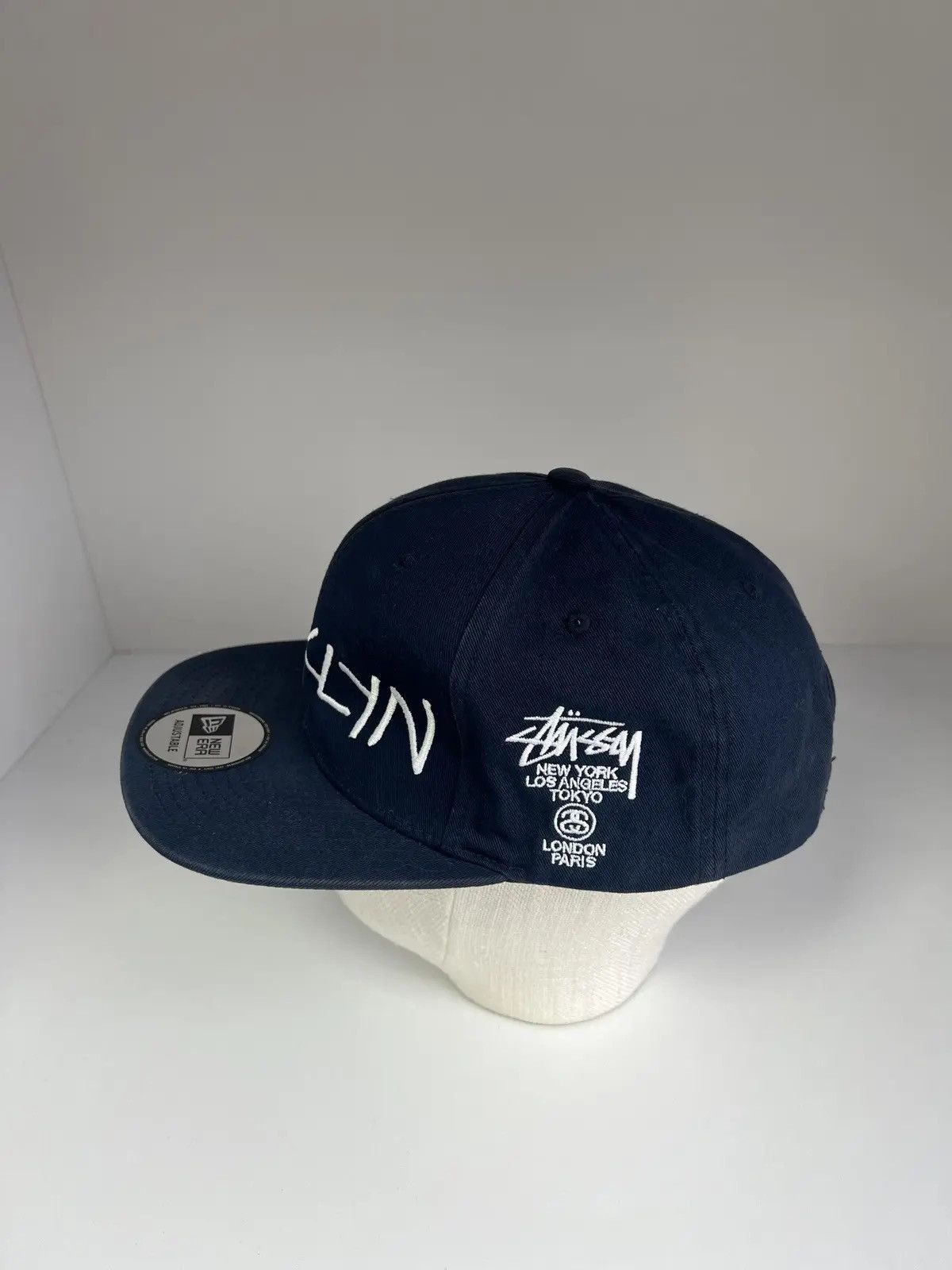 Stussy × Vintage Vintage Stussy Brooklyn cap Size ONE SIZE - 5 Thumbnail