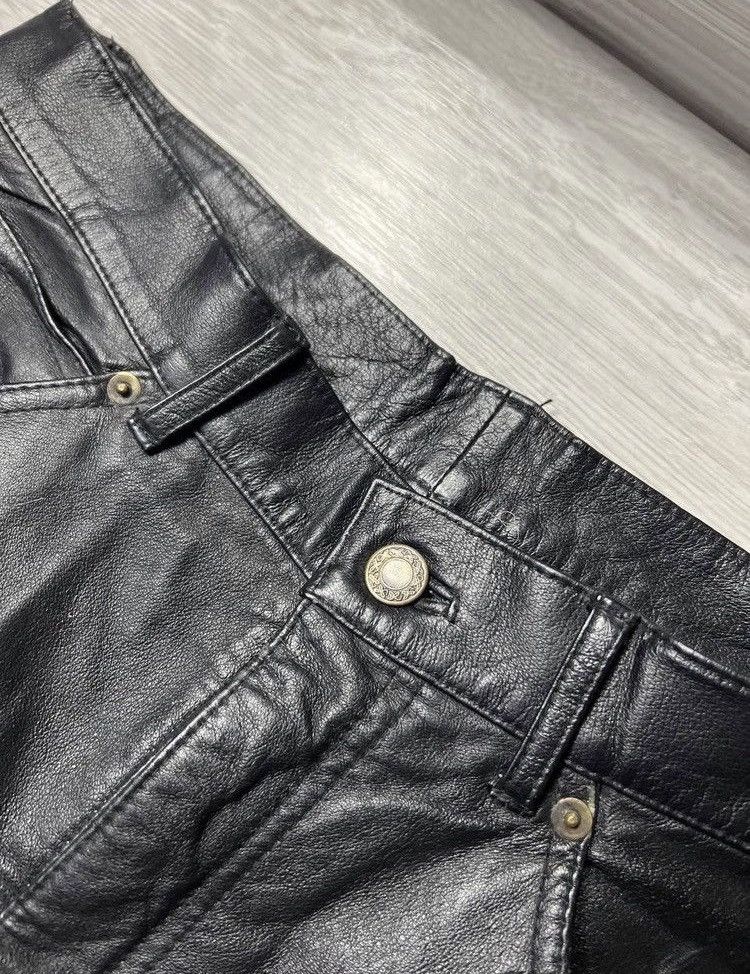 Leather Vintage mens leather pants Kanye West style size 32 Size US 32 / EU 48 - 6 Thumbnail