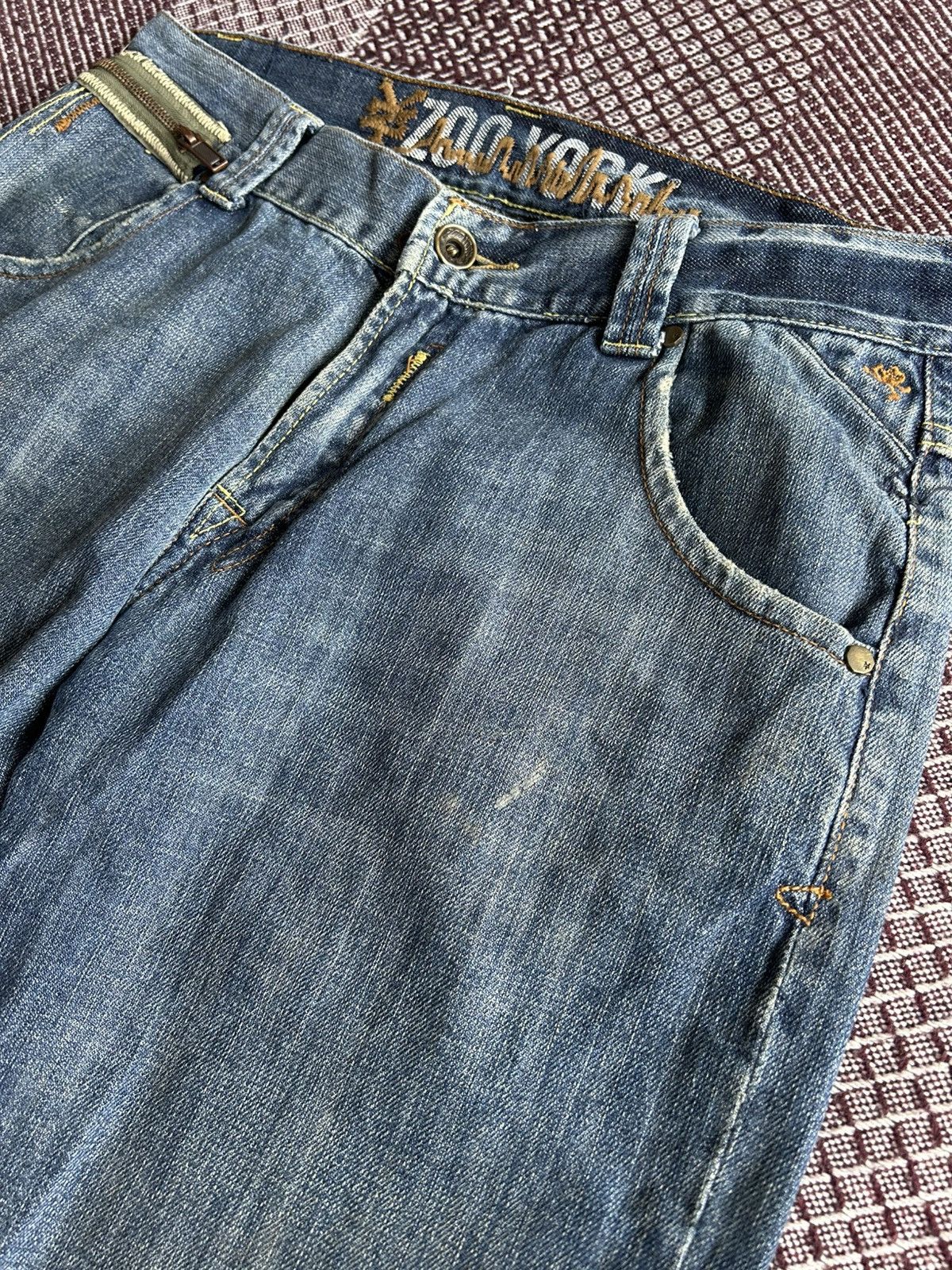 Jean × Vintage × Zoo York Vintage Baggy Zoo York Denim Dirty Jeans Size 30 Streetwear Size US 30 / EU 46 - 11 Thumbnail