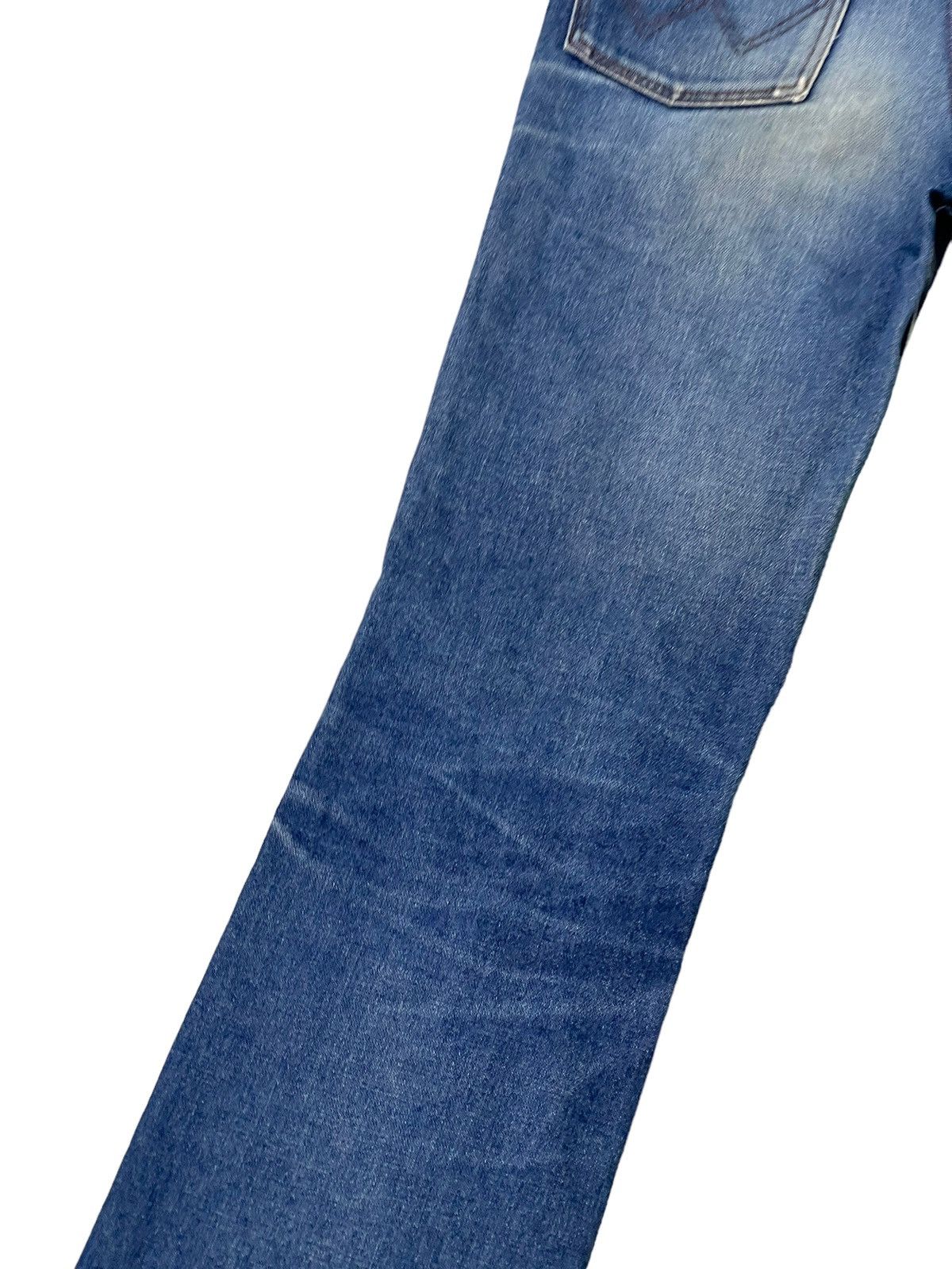 Wrangler Flare Jeans Vtg Wrangler USA Distress Boot Cut 7🟦5 Size US 28 / EU 44 - 16 Thumbnail
