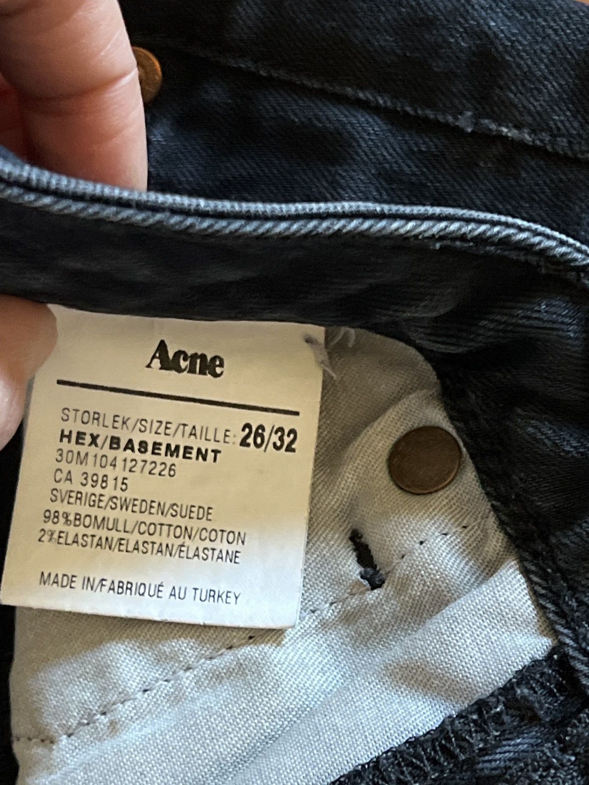 Acne Studios Vintage Acne studios Jeans style Hex/Basement black charcoal Size 26" / US 2 / IT 38 - 9 Thumbnail