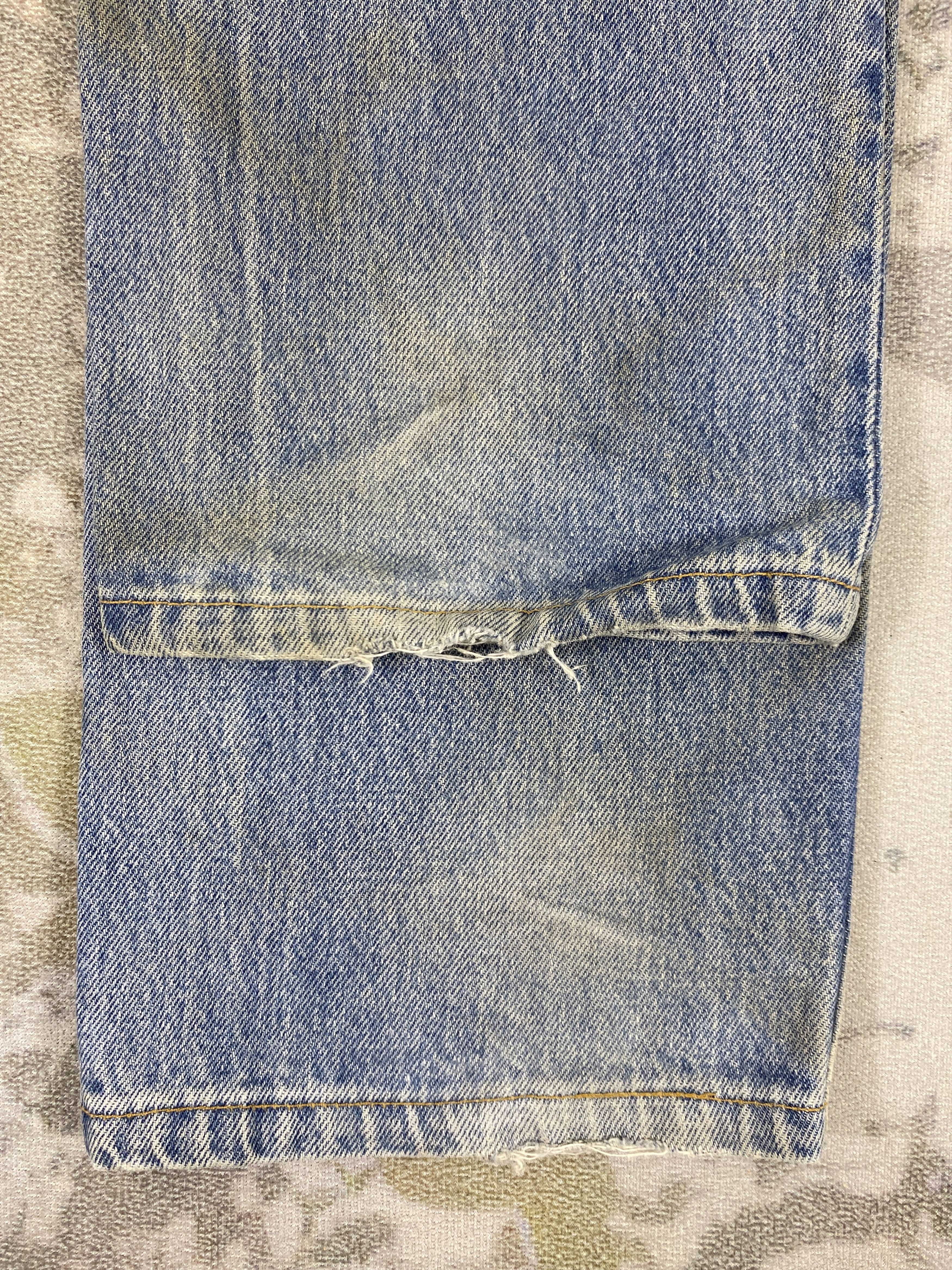Levi's Distressed Blue Vintage 501 Levi's Jeans 31x33 Denim JN3457 Size US 31 - 14 Thumbnail