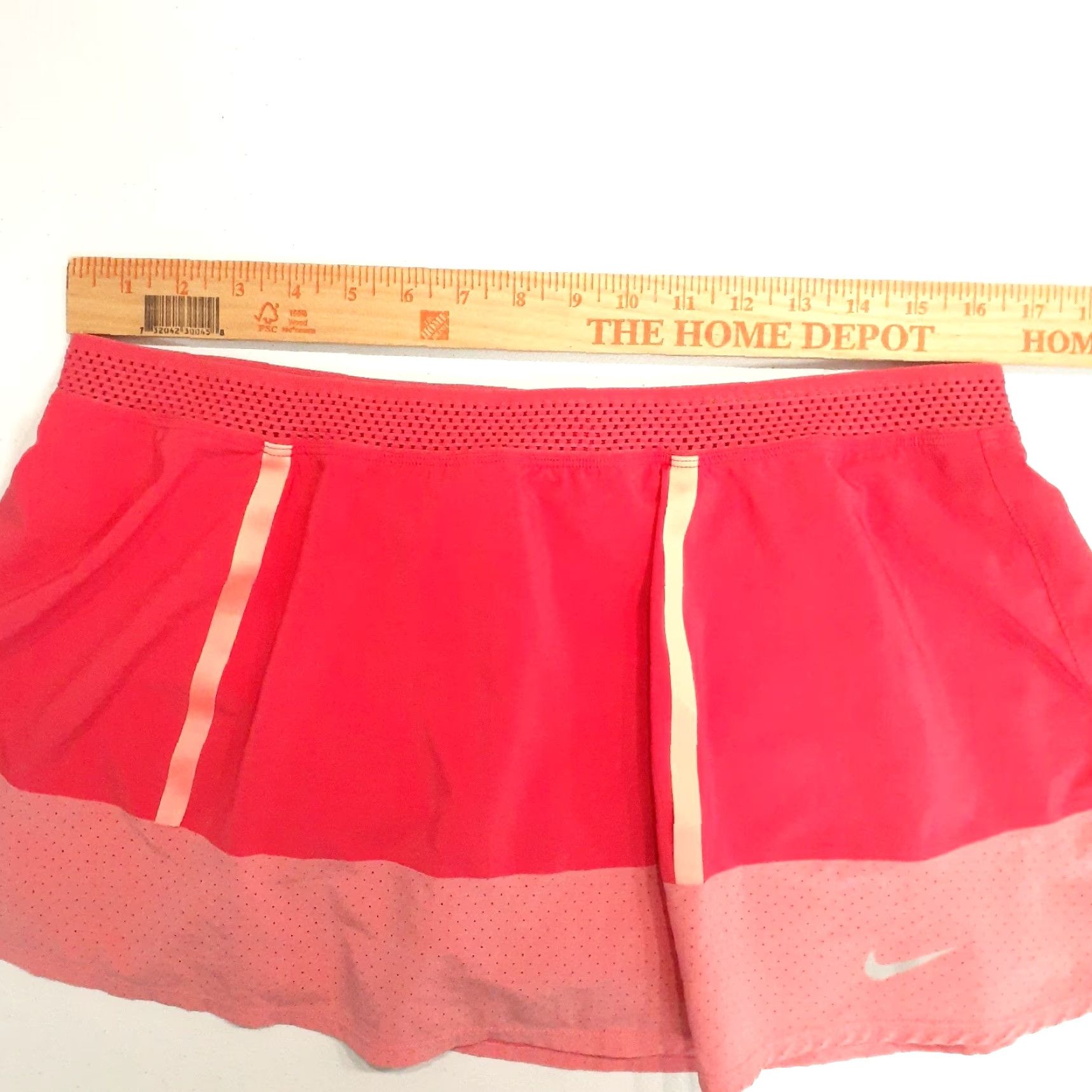 Nike Nike Dri Fit Skirt Skort Golf Tennis Pickleball Fits Large Pink Coral Waist 33" Skort Women L Short Athletic Activewear 90s? Size 36" / US 14 / IT 50 - 6 Thumbnail
