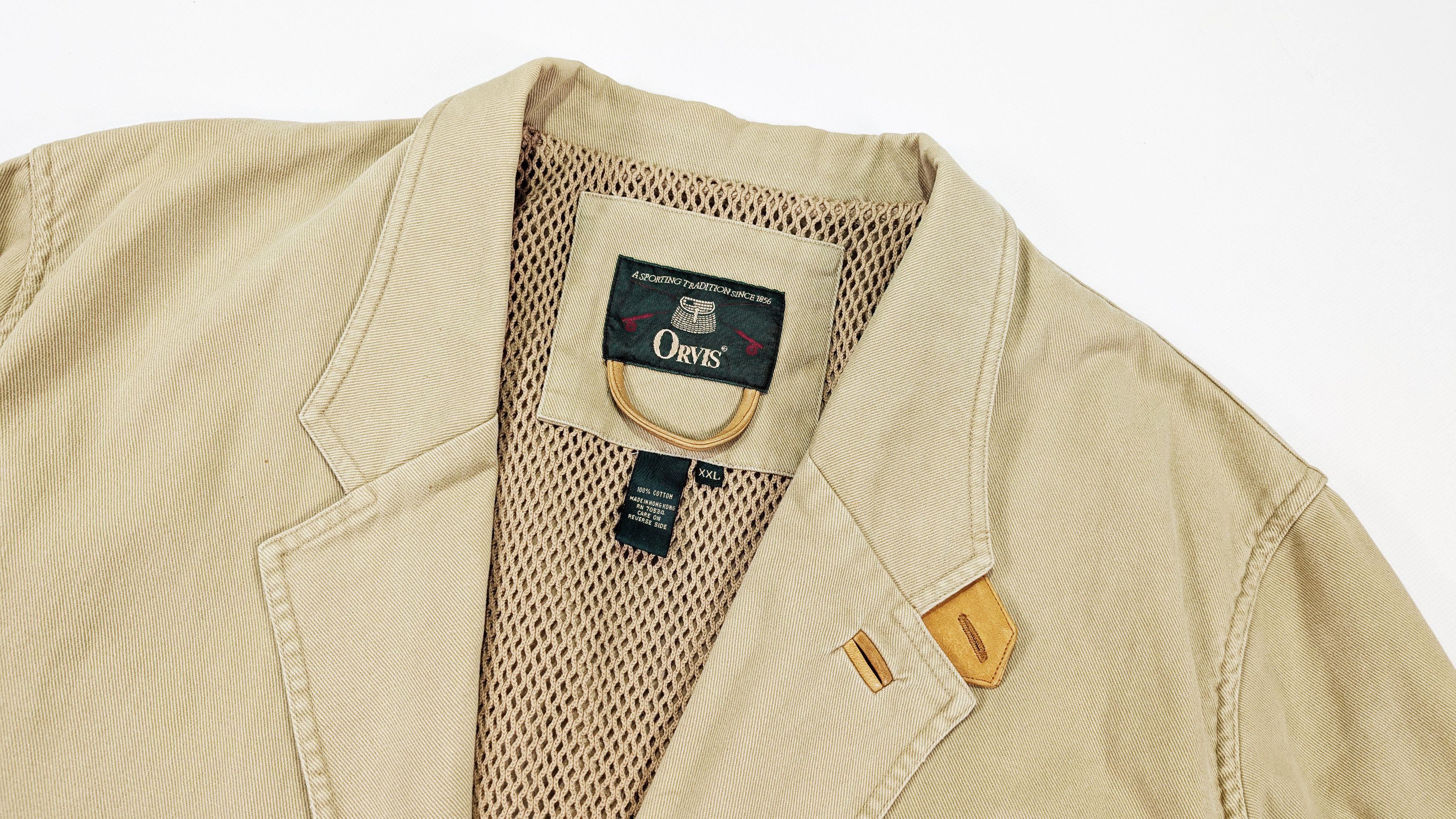 Orvis Orvis Zambezi Leather Elbow Patch Cotton Blazer Jacket Size US XXL / EU 58 / 5 - 4 Thumbnail