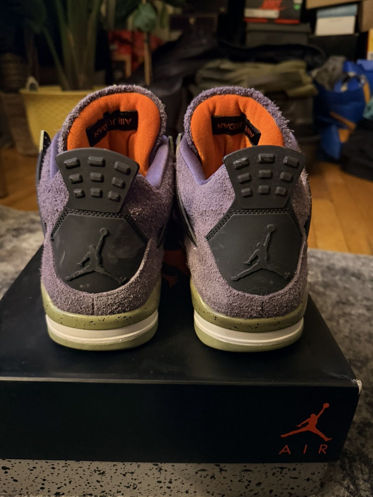 Nike Purple Canyon Jordan 4 Size US 10.5 / EU 43-44 - 2 Thumbnail