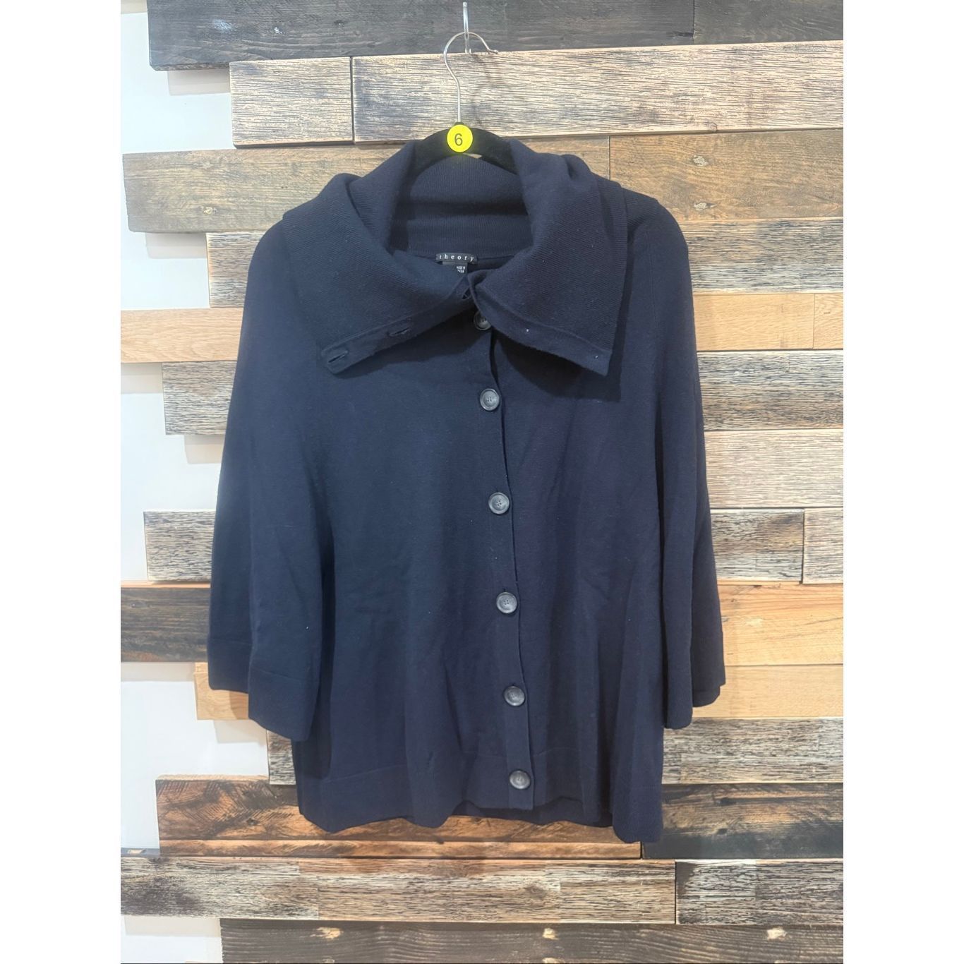 Theory Theory relaxed fit oversized lagenlook button front sweater Size XS / US 0-2 / IT 36-38 - 1 Thumbnail