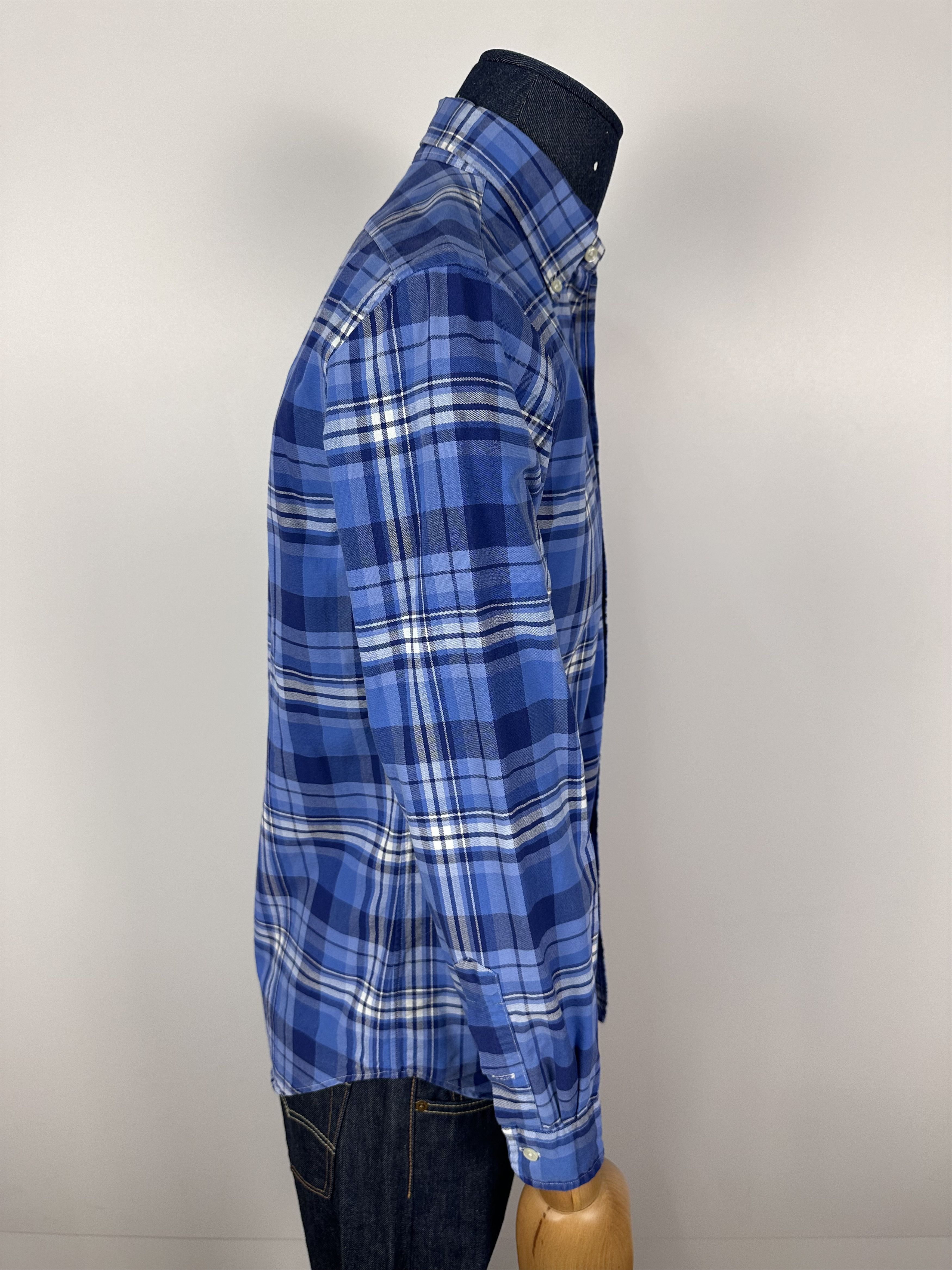 Polo Ralph Lauren POLO RALPH LAUREN Cotton Checkered Button Up Shirt Blue Mens Size US S / EU 44-46 / 1 - 8 Thumbnail