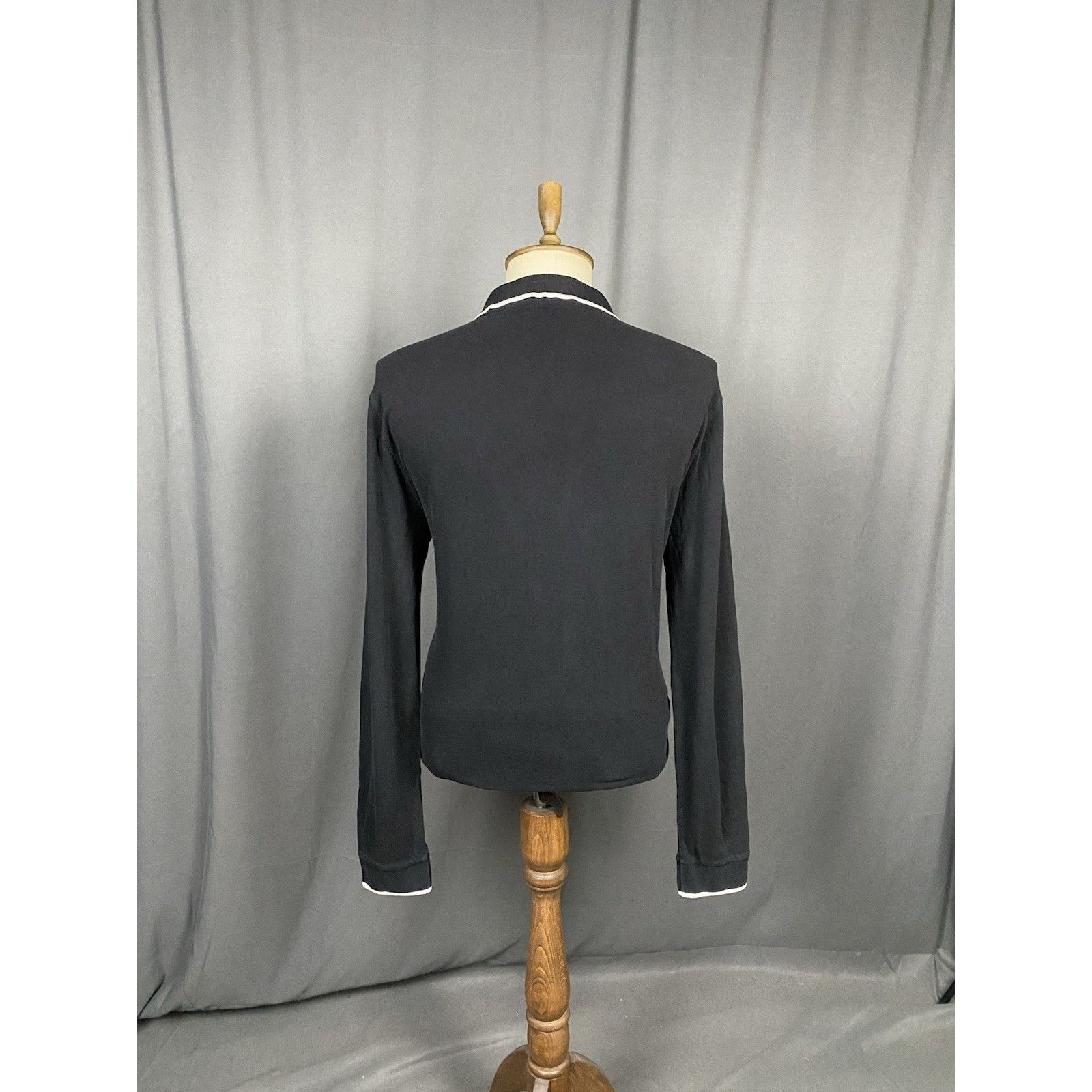 Kenzo Kenzo Small Logo Men's Black Polo Sweater Size XL Size US XL / EU 56 / 4 - 7 Thumbnail