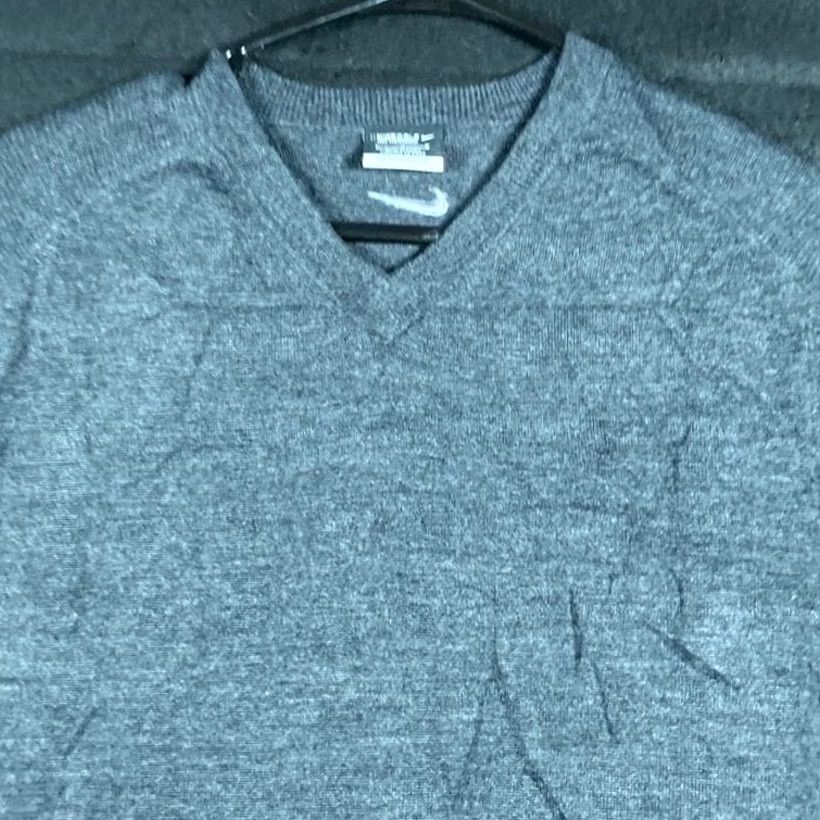 Nike Nike Golf Mens Sweater Gray Dry Fit Tour Performance Vest Merino Wool Blend L Size US L / EU 52-54 / 3 - 2 Thumbnail