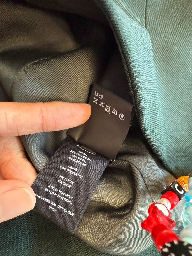 Helmut Lang HELMUT LANG size6 Green and black suspenders Size S / US 4 / IT 40 - 5 Thumbnail