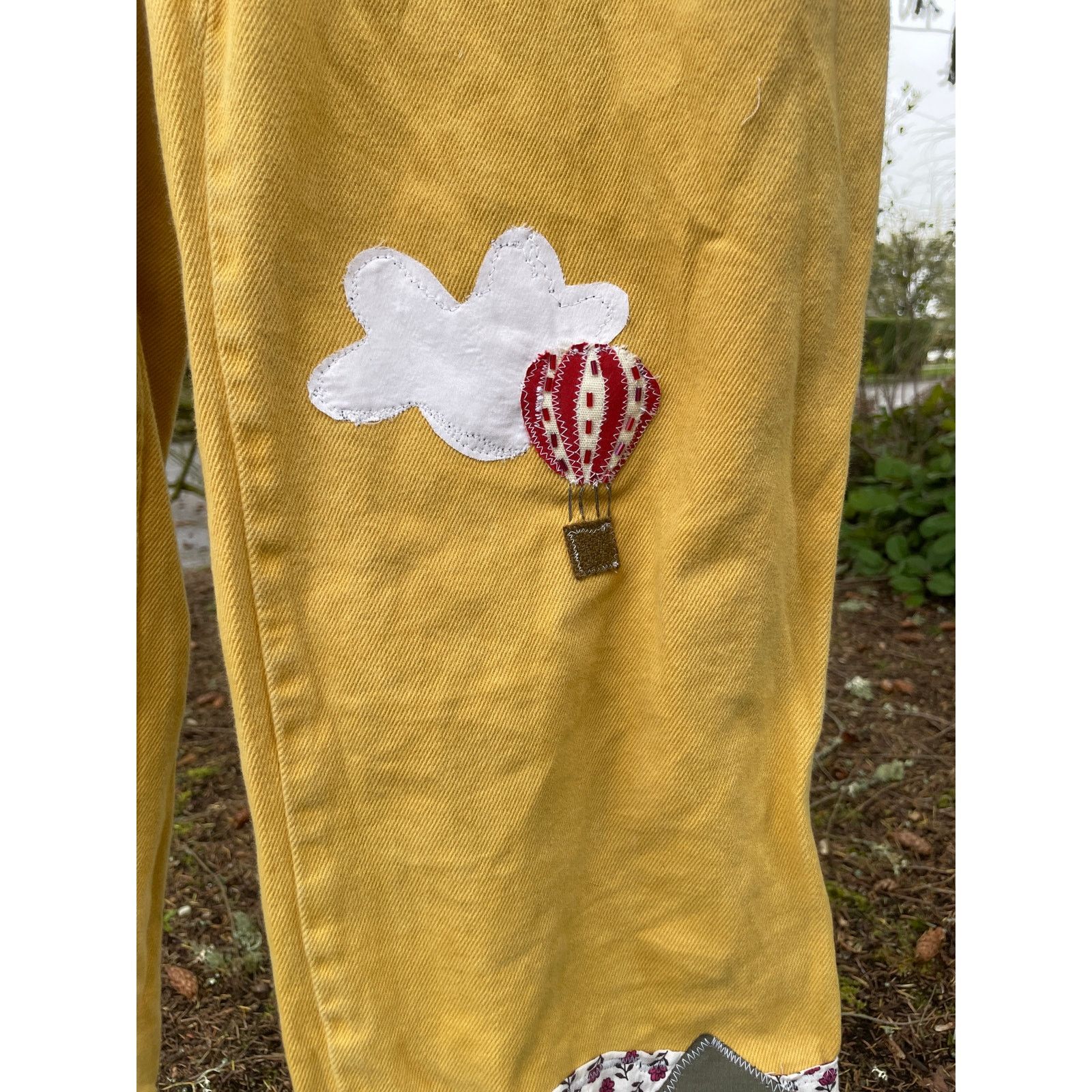 Urban Outfitters Small Upcycled Urban Outfitters Whimsical Jumpsuit Coveralls Size 26" / US 2 / IT 38 - 4 Thumbnail