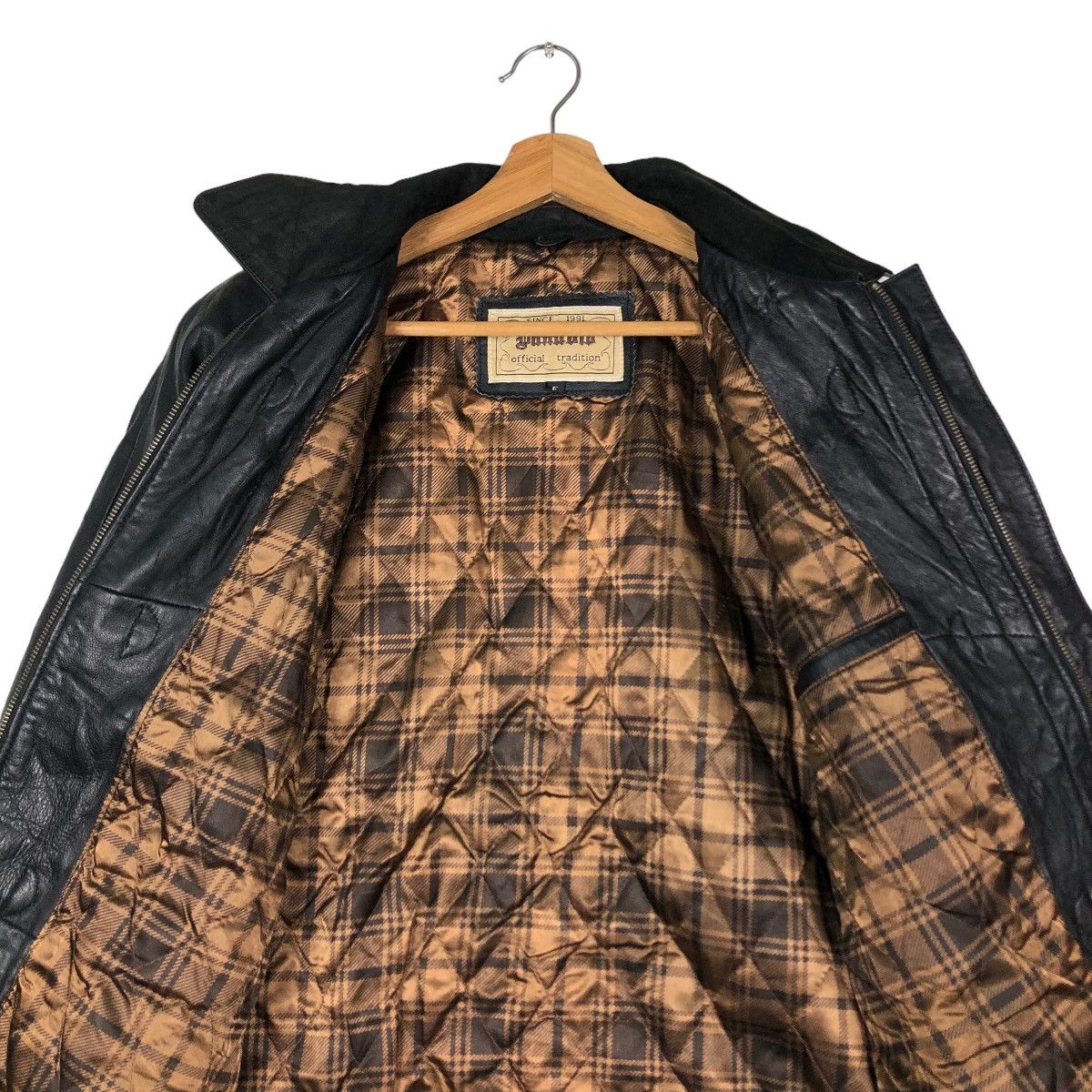 Japanese Brand 🔥Vintage Biker Leather Jacket Donobio Blanket Issey Miyake Size US M / EU 48-50 / 2 - 14 Thumbnail
