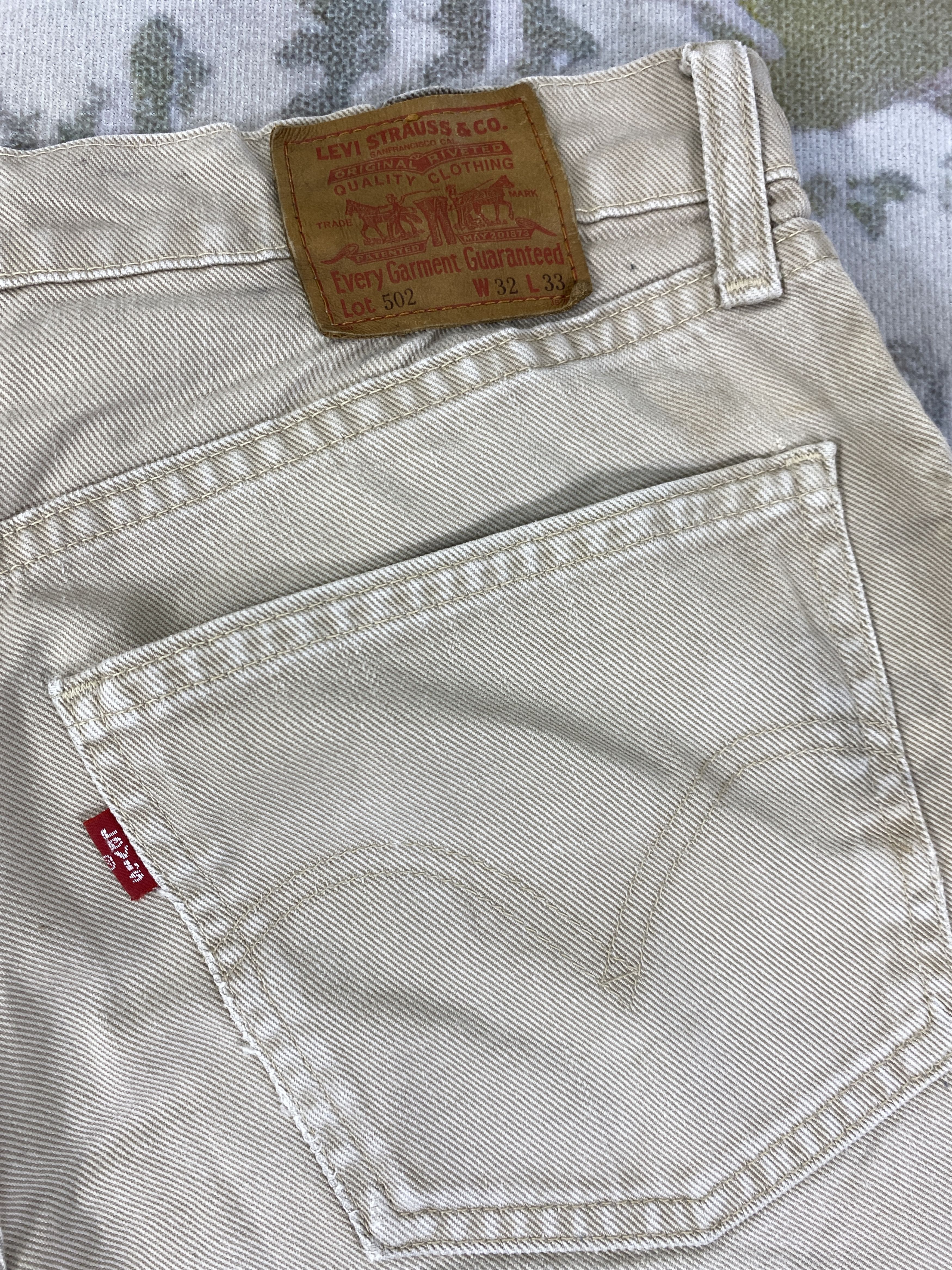 Levi's Vintage Levis 502 Jeans 31x29.5 - JN2973 Size US 31 - 11 Thumbnail