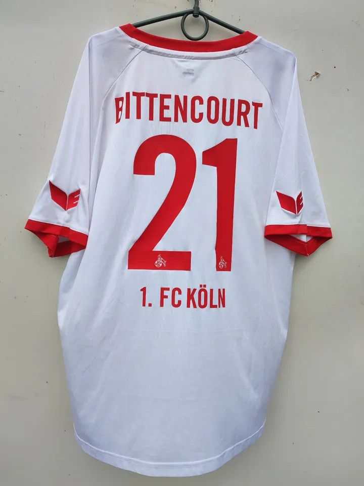 Erima FC Koln 2016/17 FOOTBALL Kit SHIRT SOCCER JERSEY Erima Size US XXL / EU 58 / 5 - 13 Thumbnail
