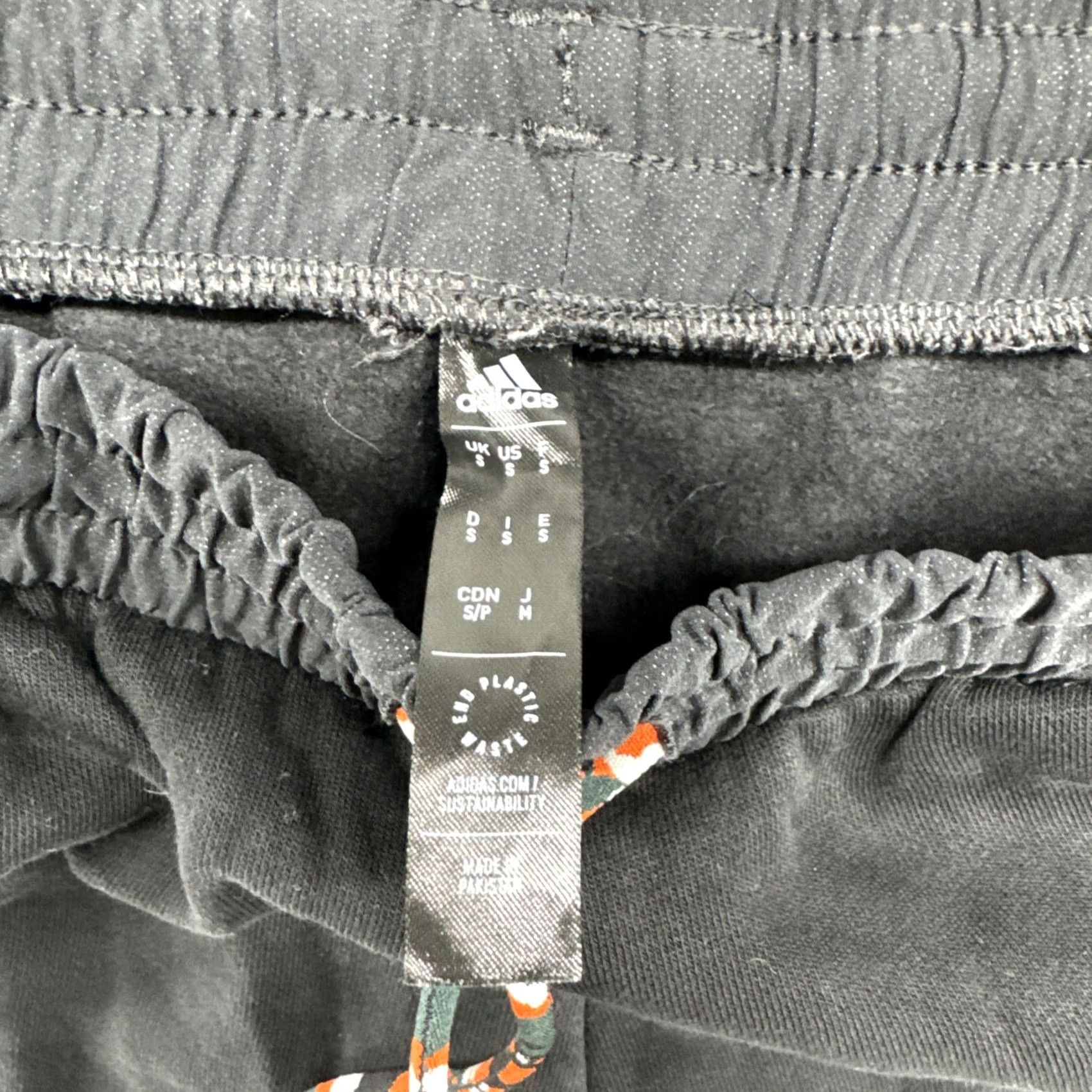Adidas Adidas Track Pants Men’s Small Black Elastic Waist Drawstring Straight Leg Joggers Pants Size US 29 - 4 Thumbnail