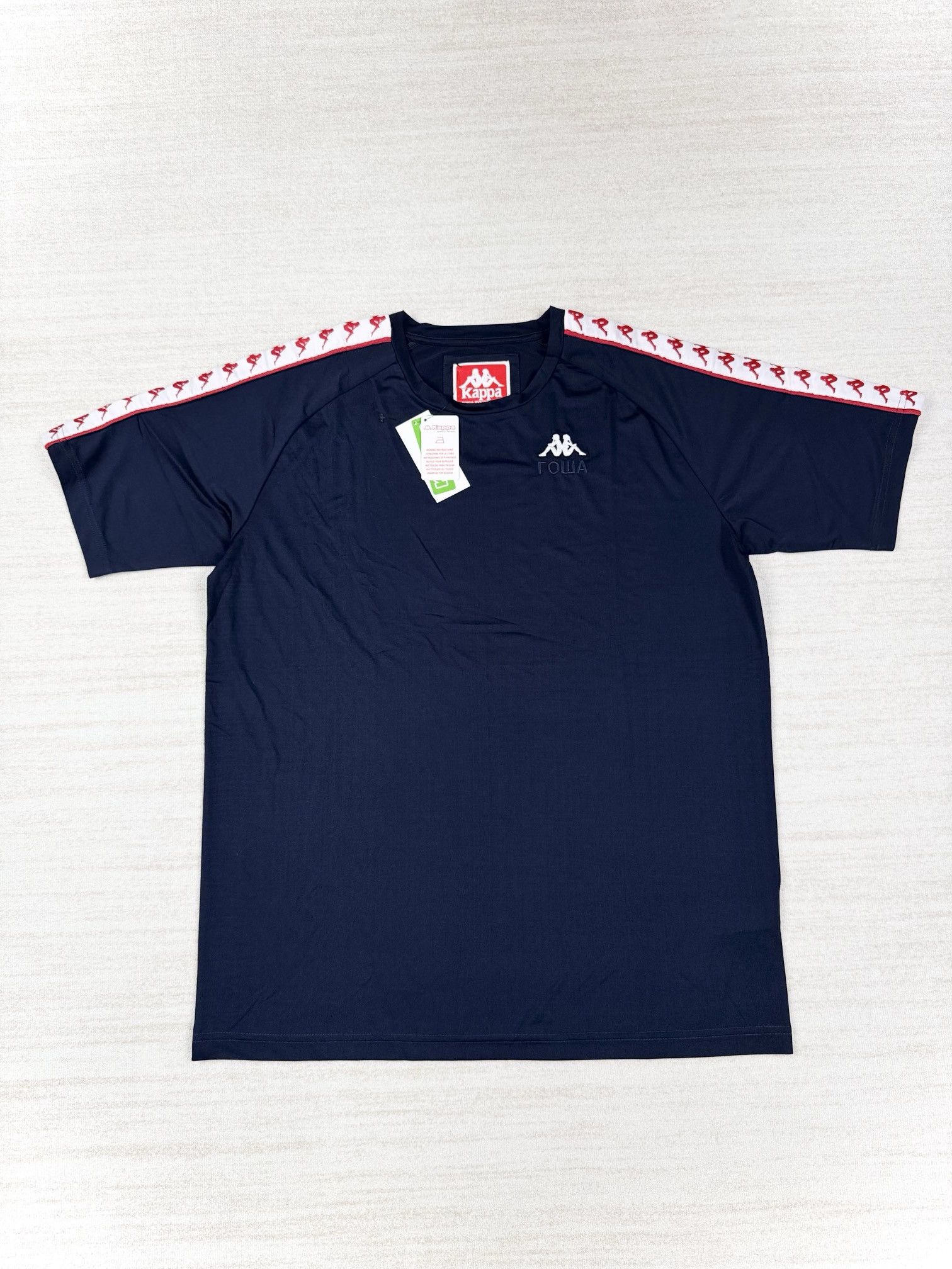 Gosha Rubchinskiy × Kappa Kappa x Gosha Rubchinskiy Logo Tape S/S Shirt SS17 Size US XL / EU 56 / 4 - 1 Thumbnail