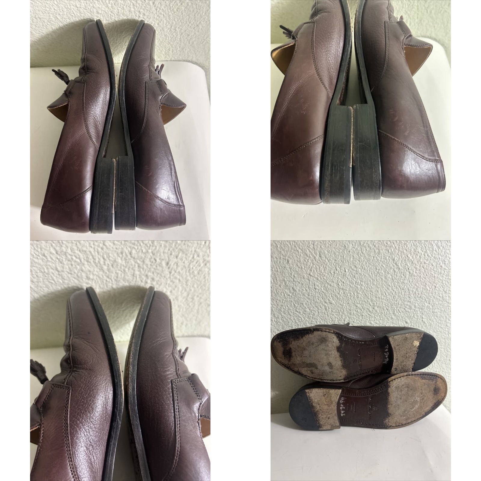Mezlan Mezlan Mens 10 M Brown Leather Tassel Loafer Slip On Dress Oxford Shoes (Formal) Size US 10 / EU 43 - 10 Thumbnail
