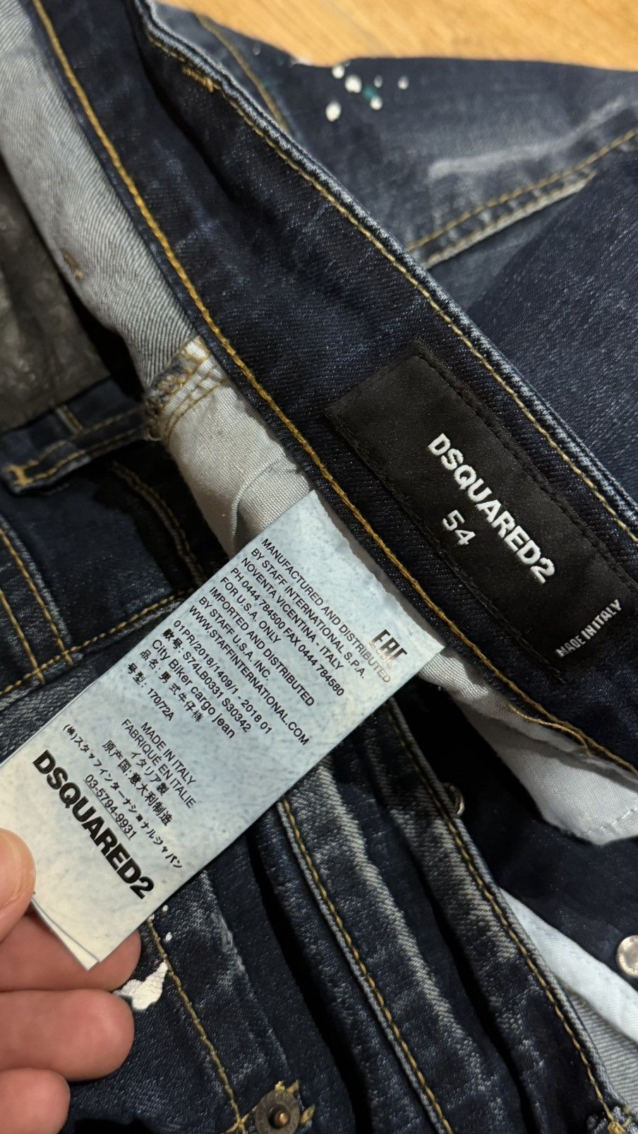 Dsquared2 Dsquared2 Jeans City Biker 2018 54 IT W38 Size US 38 / EU 54 - 8 Thumbnail