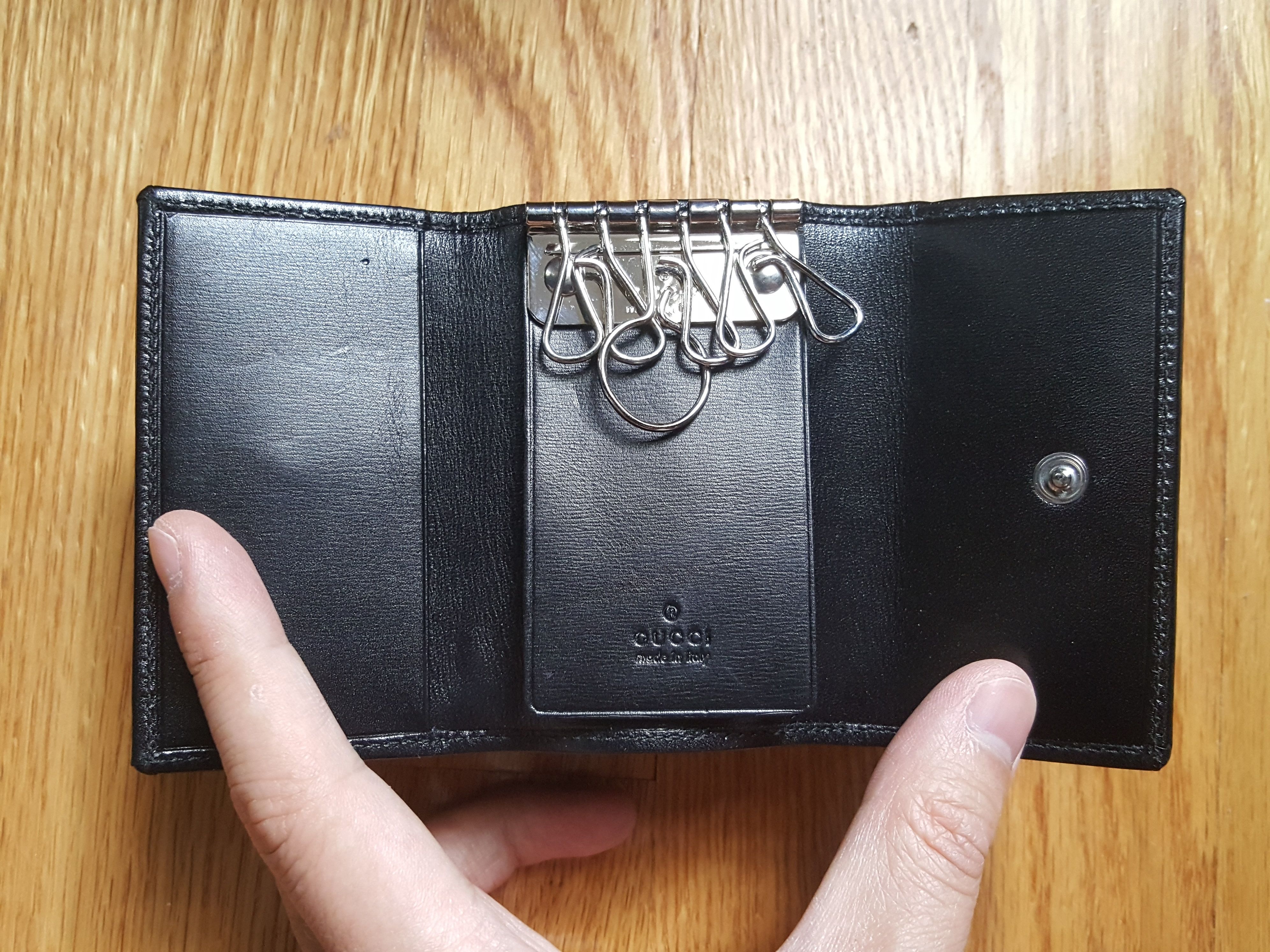Gucci Gucci Leather Canvas Key Case Size ONE SIZE - 2 Thumbnail