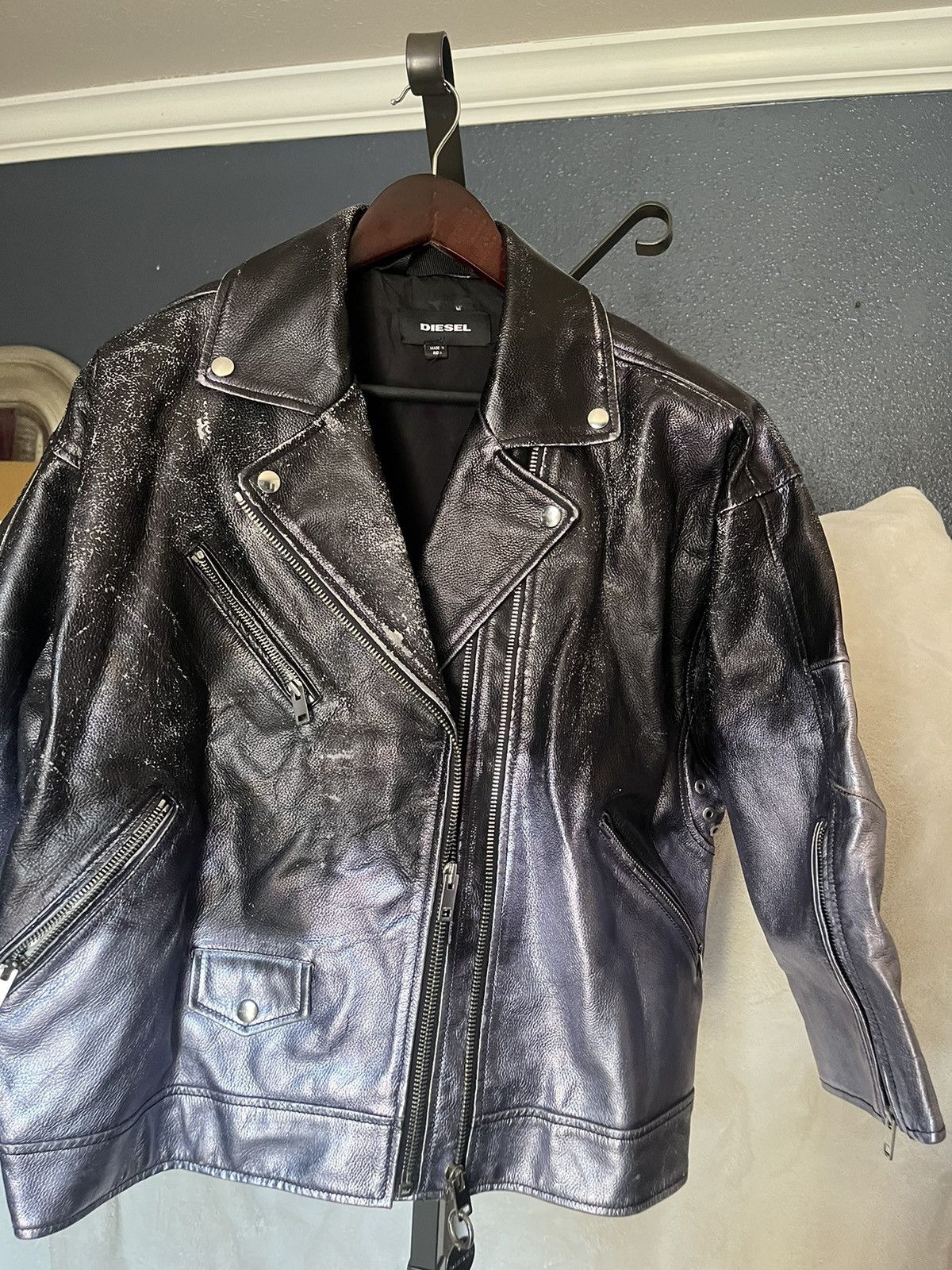 Diesel Leather vintage jacket Size US S / EU 44-46 / 1 - 3 Thumbnail