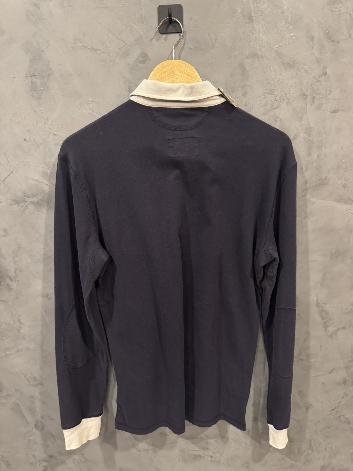 Armani × Emporio Armani × Vintage Armani Jeans Long Sleeve Polo Size US M / EU 48-50 / 2 - 4 Thumbnail