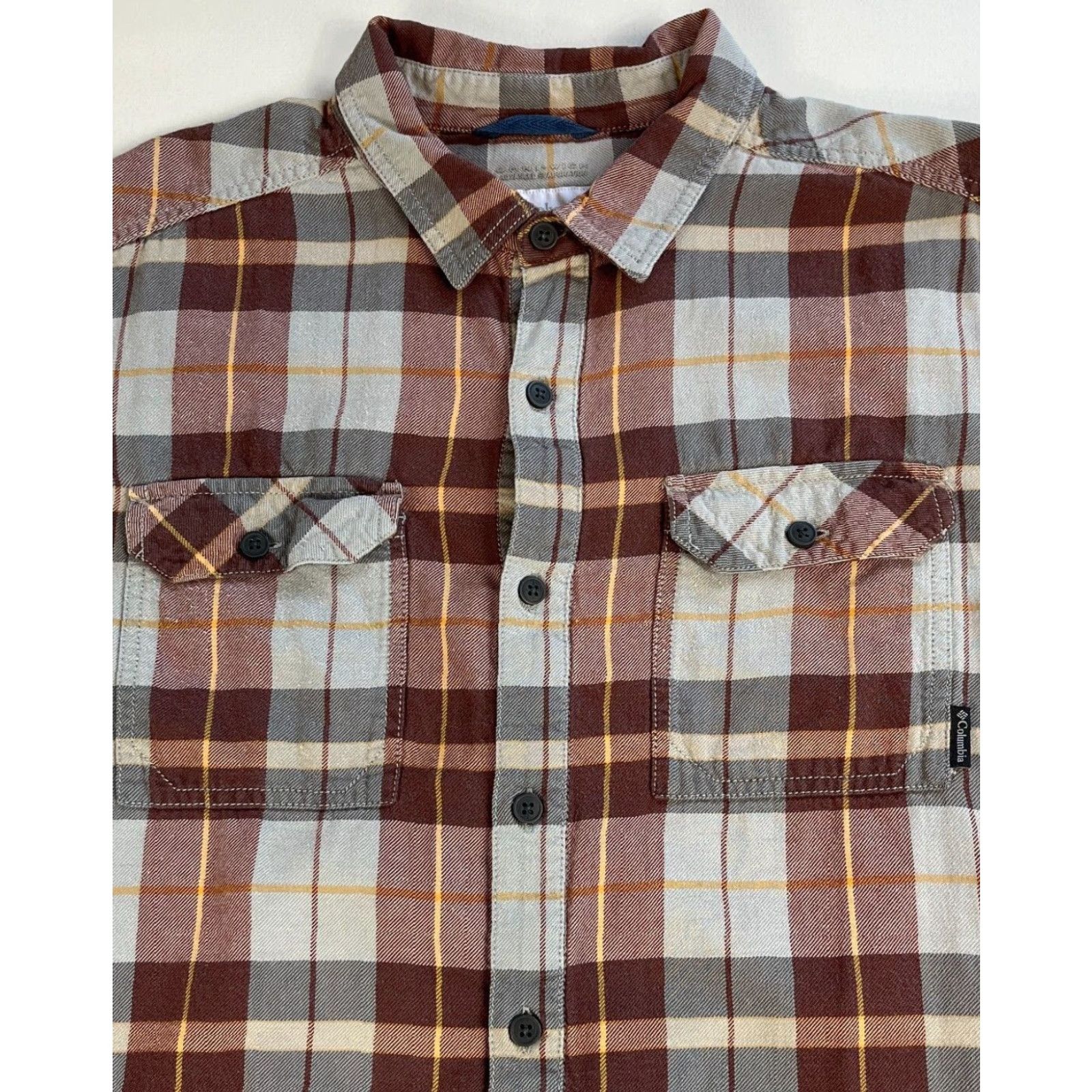 Vintage Columbia Men's Plaid Flannel Shirt Omni-Wick Advanced Evaporation Sz L Size US L / EU 52-54 / 3 - 2 Thumbnail