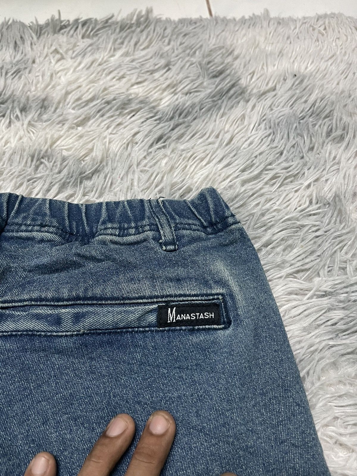 Manastash 90s MANASTASH BAGGY SOFT DENIM PANT Size US 30 / EU 46 - 18 Thumbnail
