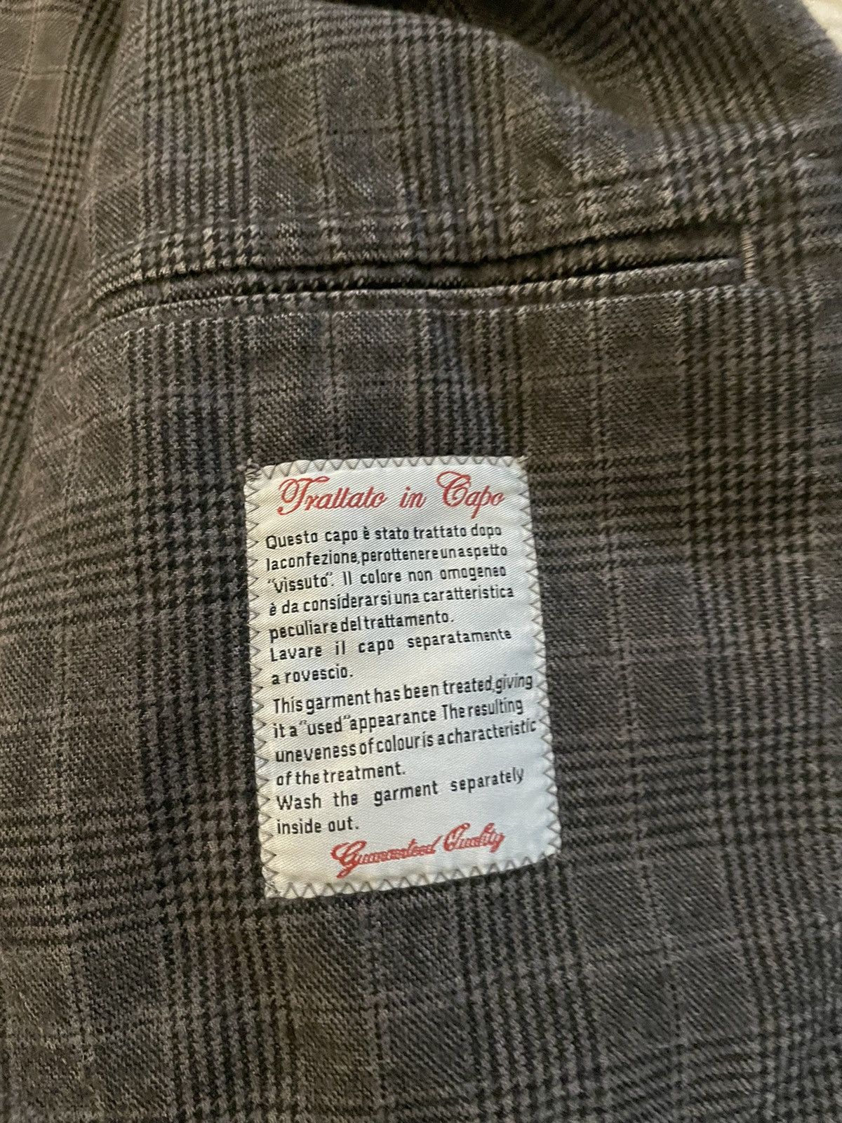 L.B.M. 1911 Prince of Wales Check Patch Pocket Jacket Size 40L - 7 Thumbnail